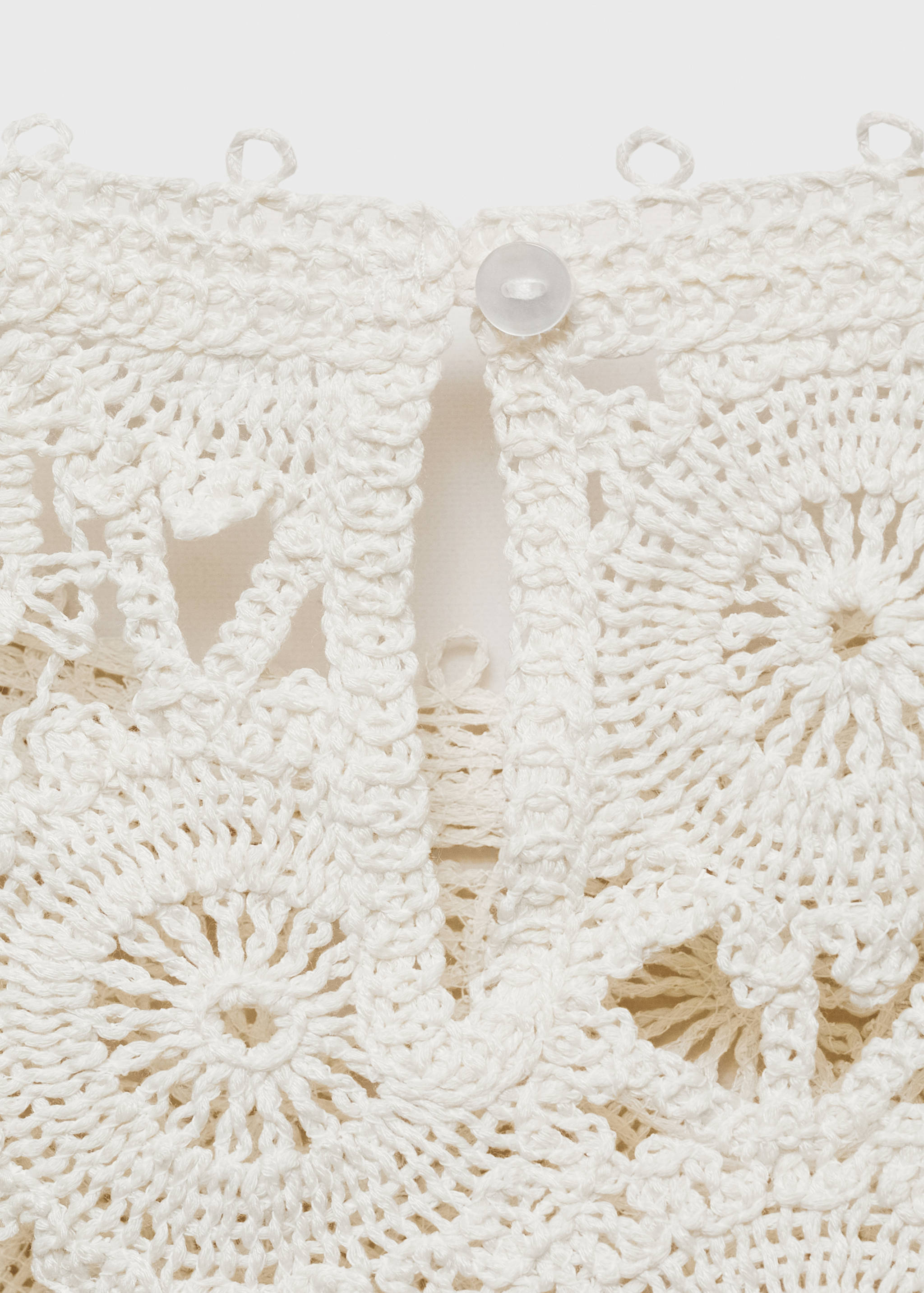 Crochet top midi-dress - Details of the article 0