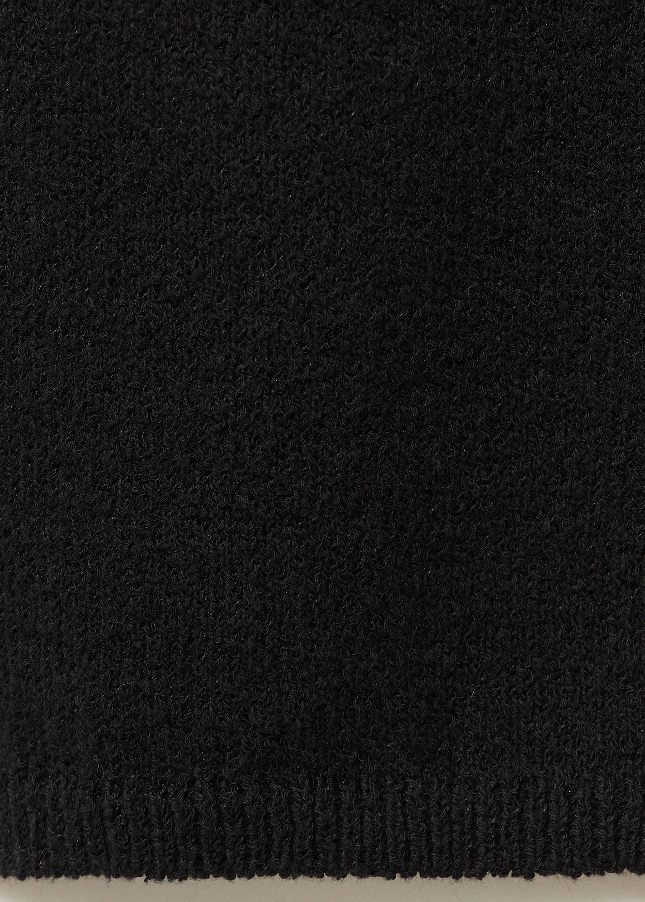 Fine-knit wideleg trousers - Details of the article 0