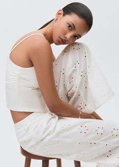 V-neck bandana top — Off White 5