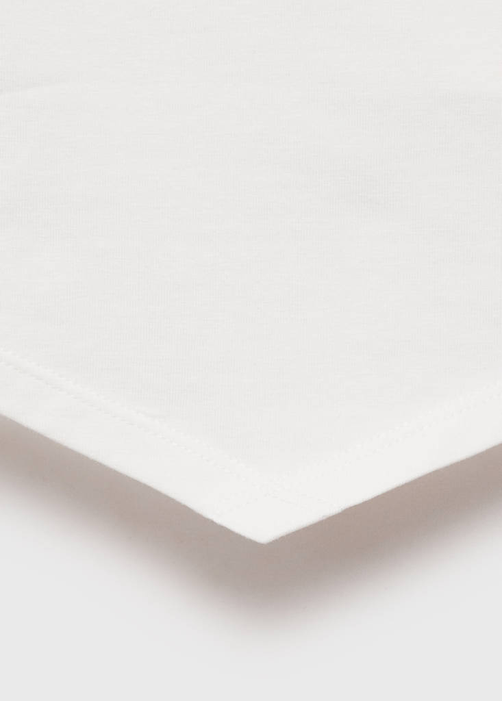 V-neck bandana top — Off White