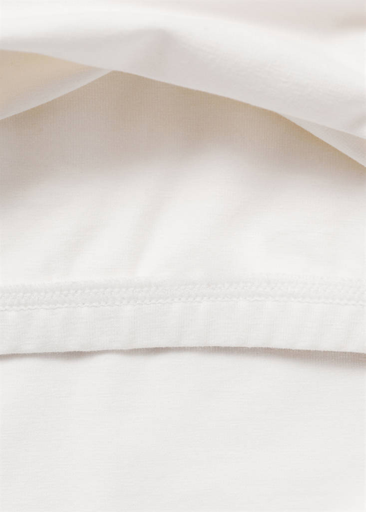 V-neck bandana top — Off White