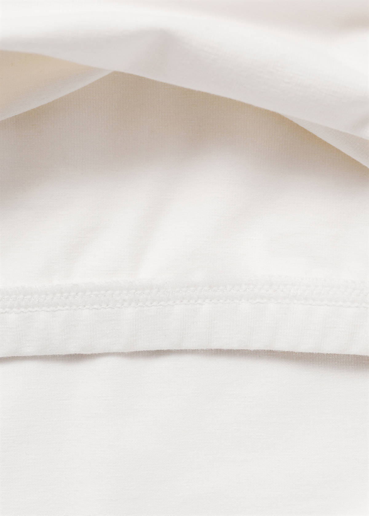 V-neck bandana top — Off White