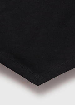V-neck bandana top — Black 6