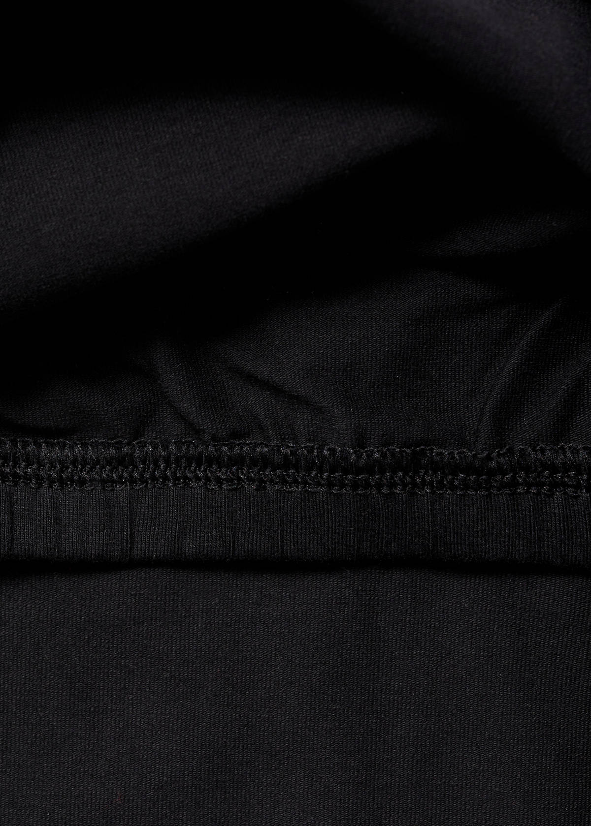 V-neck bandana top — Black