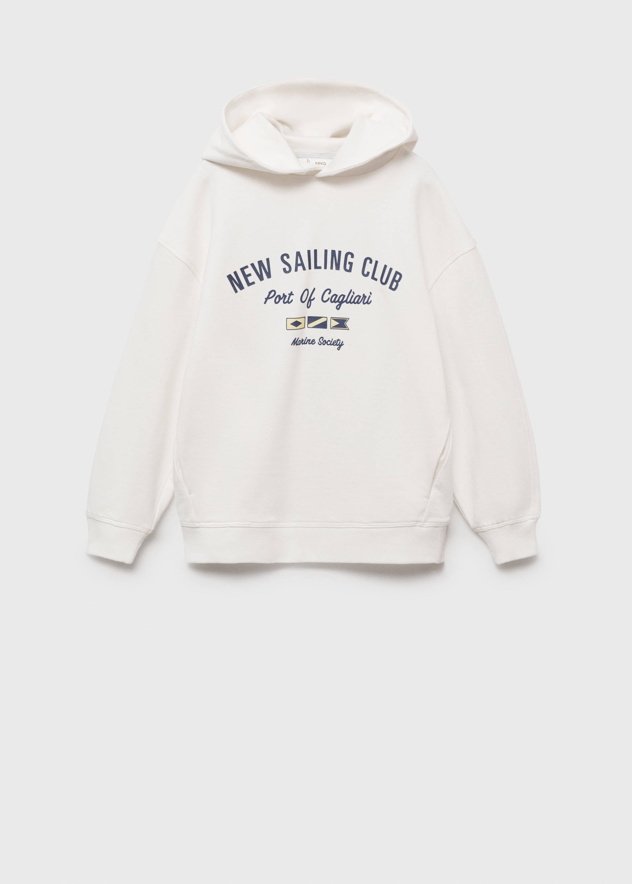 Sweat-shirt capuche message - Article sans modèle