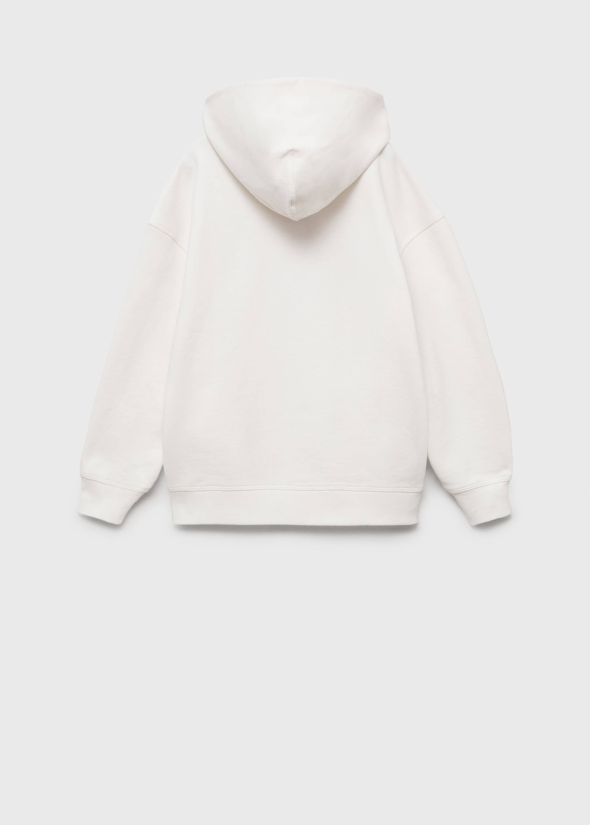 Sweat-shirt capuche message - Verso de l’article