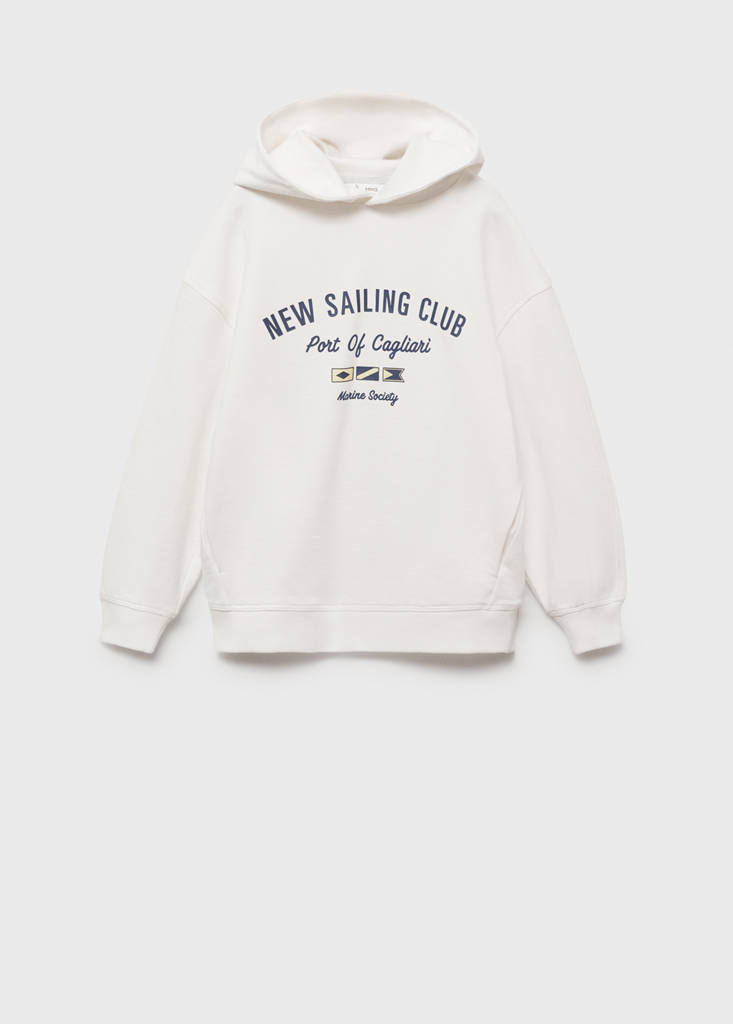 Message zipped hoodie — Off White