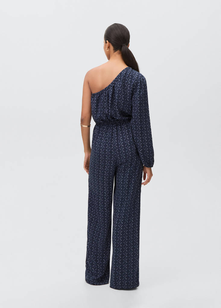 Asymmetric long jumpsuit - thumbnail 3