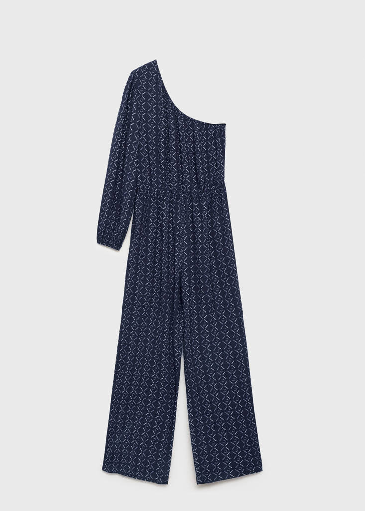 Asymmetric long jumpsuit - thumbnail 4