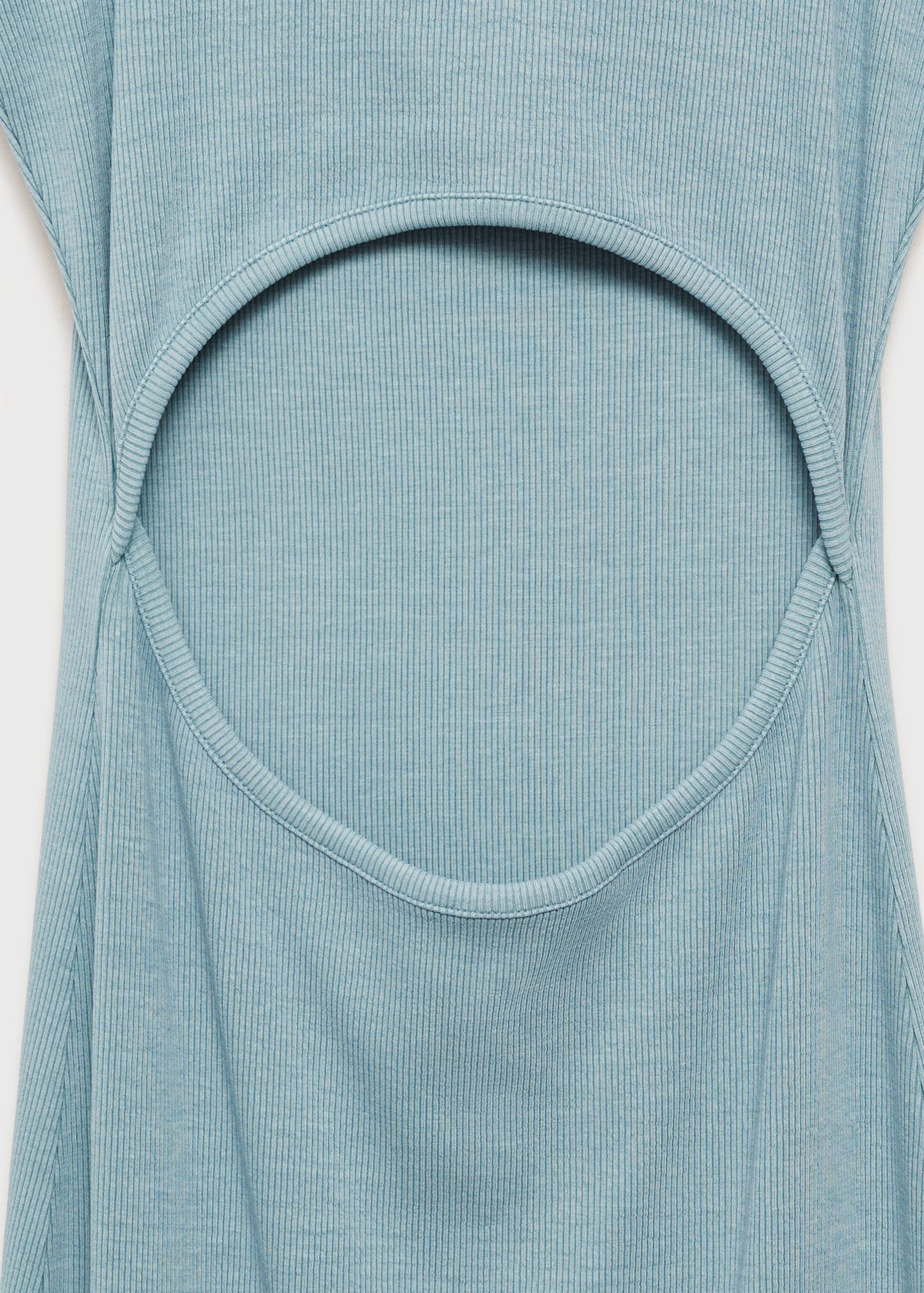 Cut-out back dress - Details of the article 8