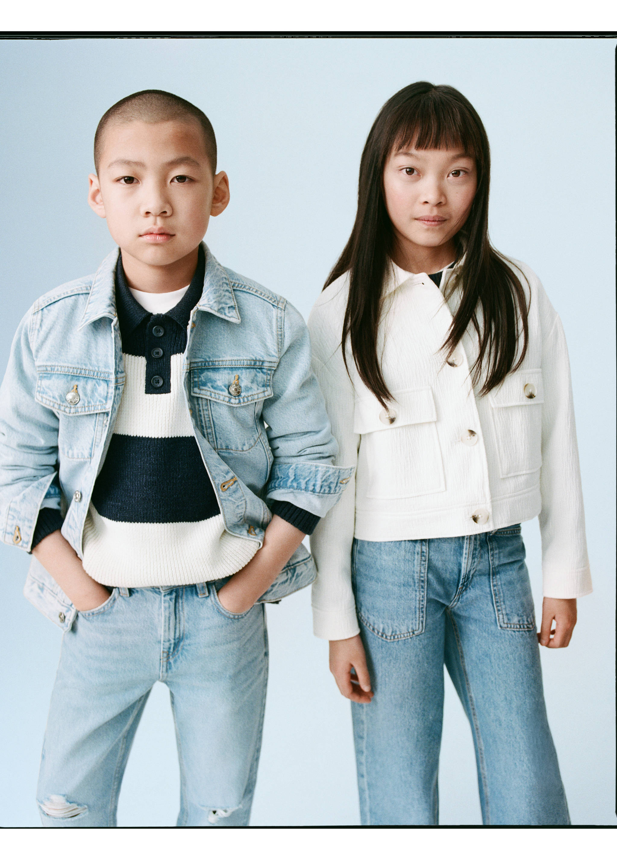 Pocket textured jacket - General plane