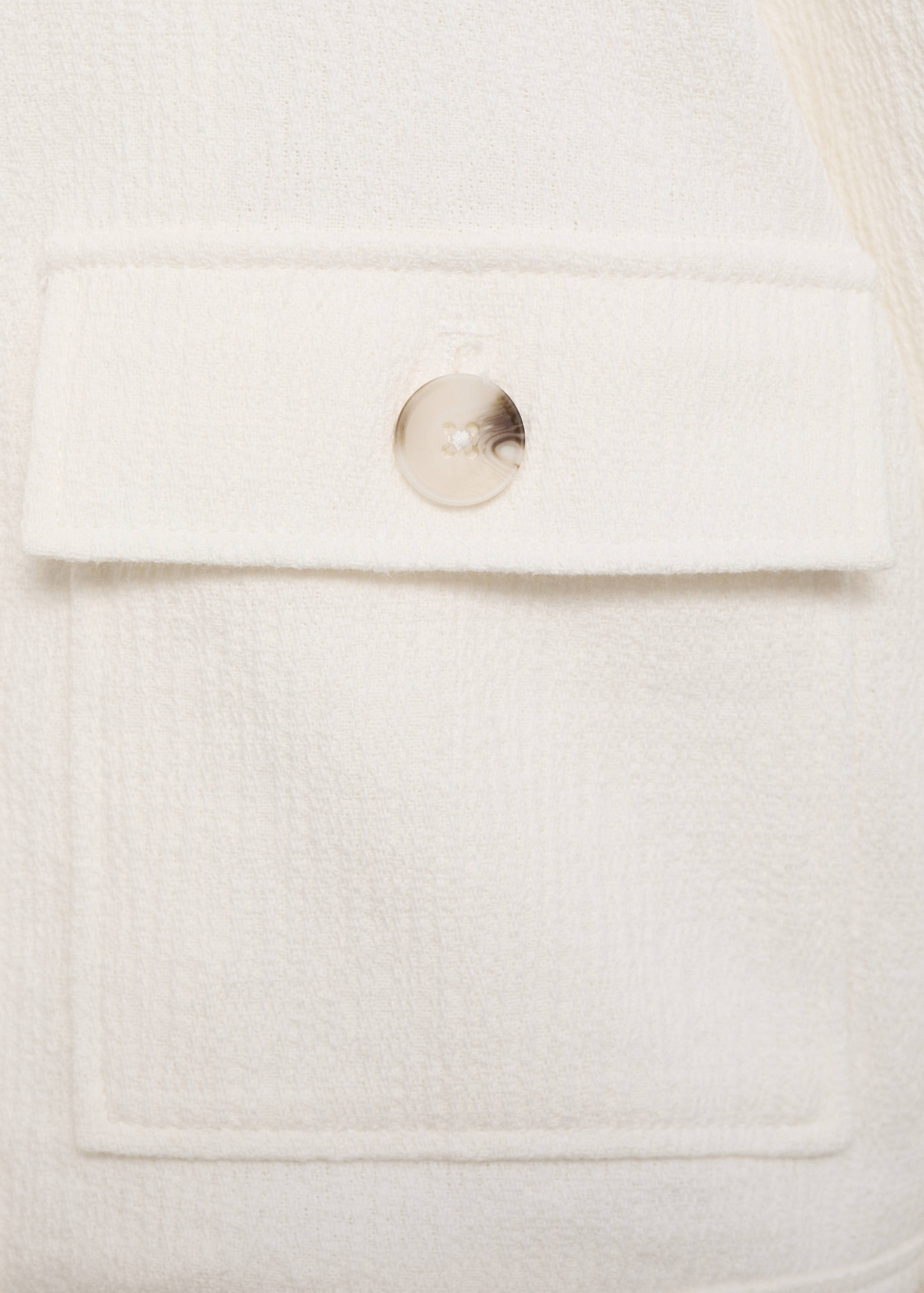 Pocket textured jacket - Details of the article 8