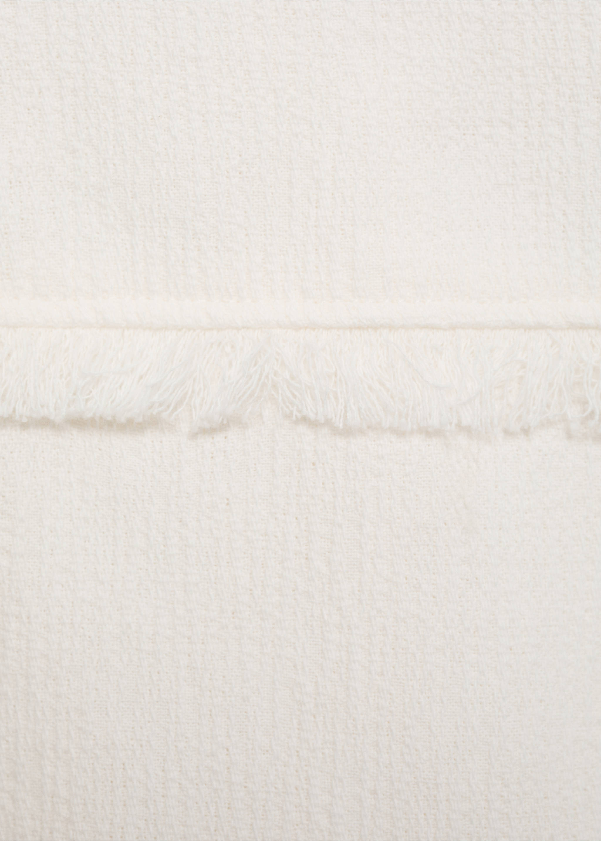 Pocket textured jacket - Details of the article 0, Ecru. Ref: 87094789-00.