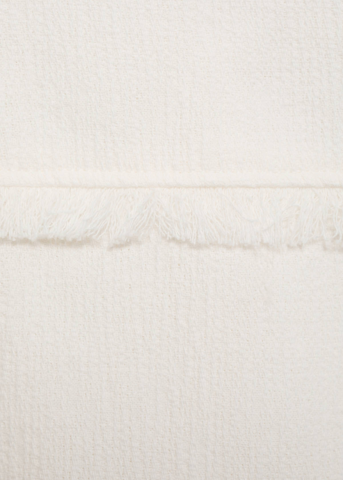 Pocket textured jacket — Ecru