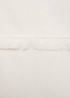 Pocket textured jacket — Ecru 7