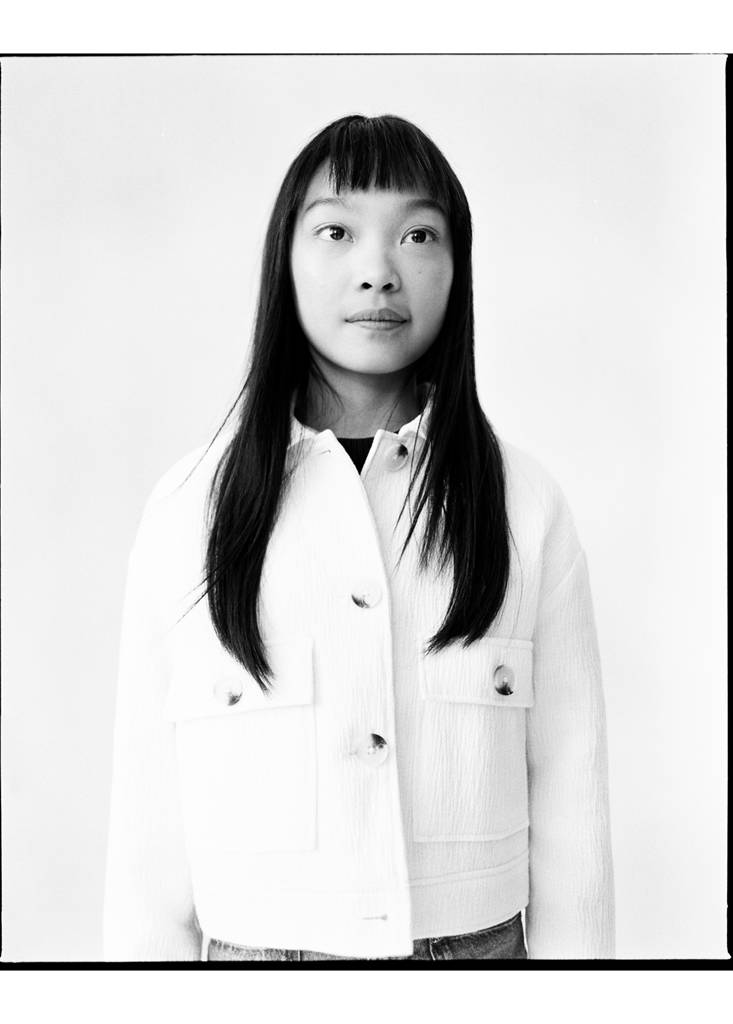 Pocket textured jacket — Ecru