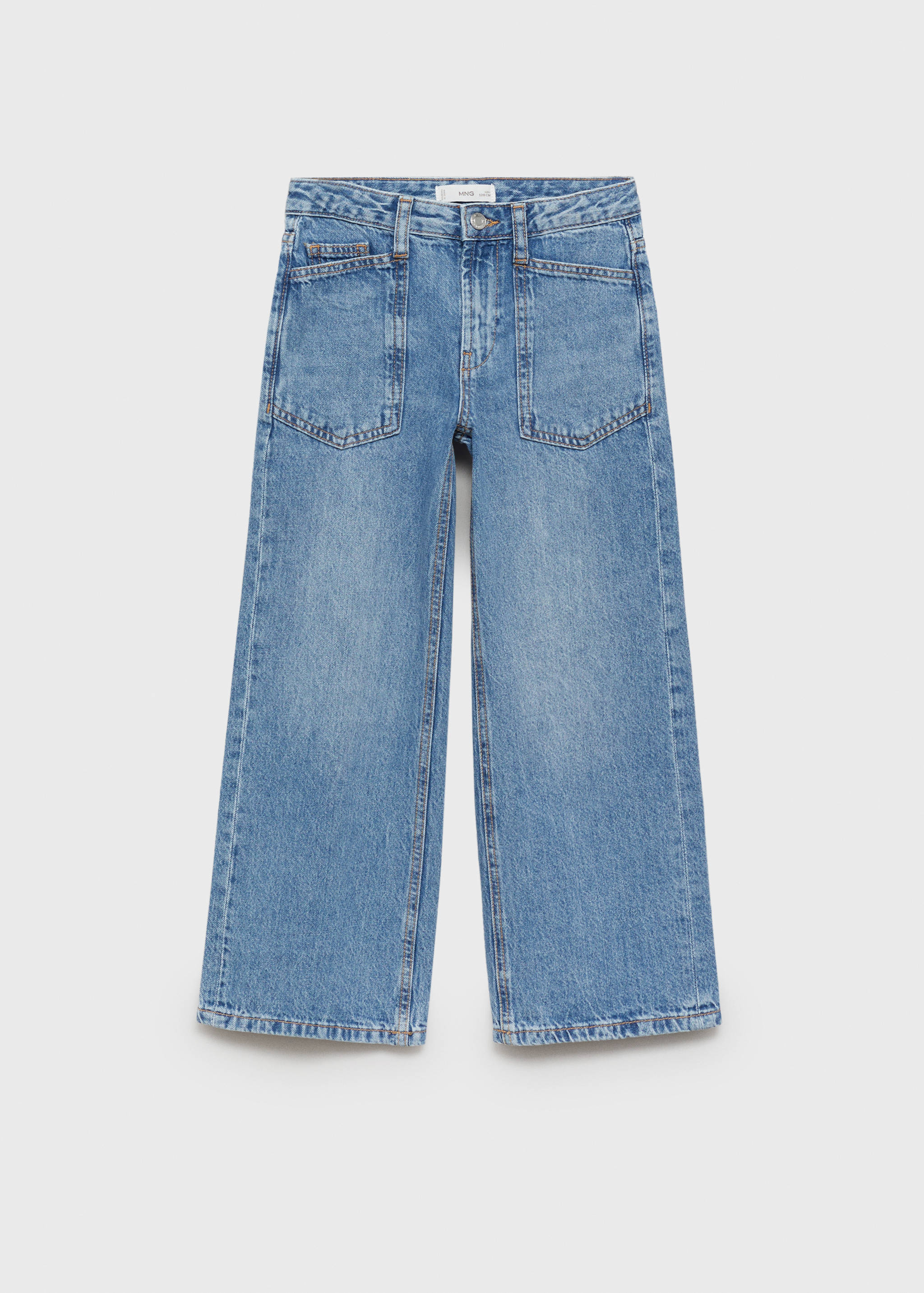 Jeans wide leg tiro alto - Artículo sin modelo