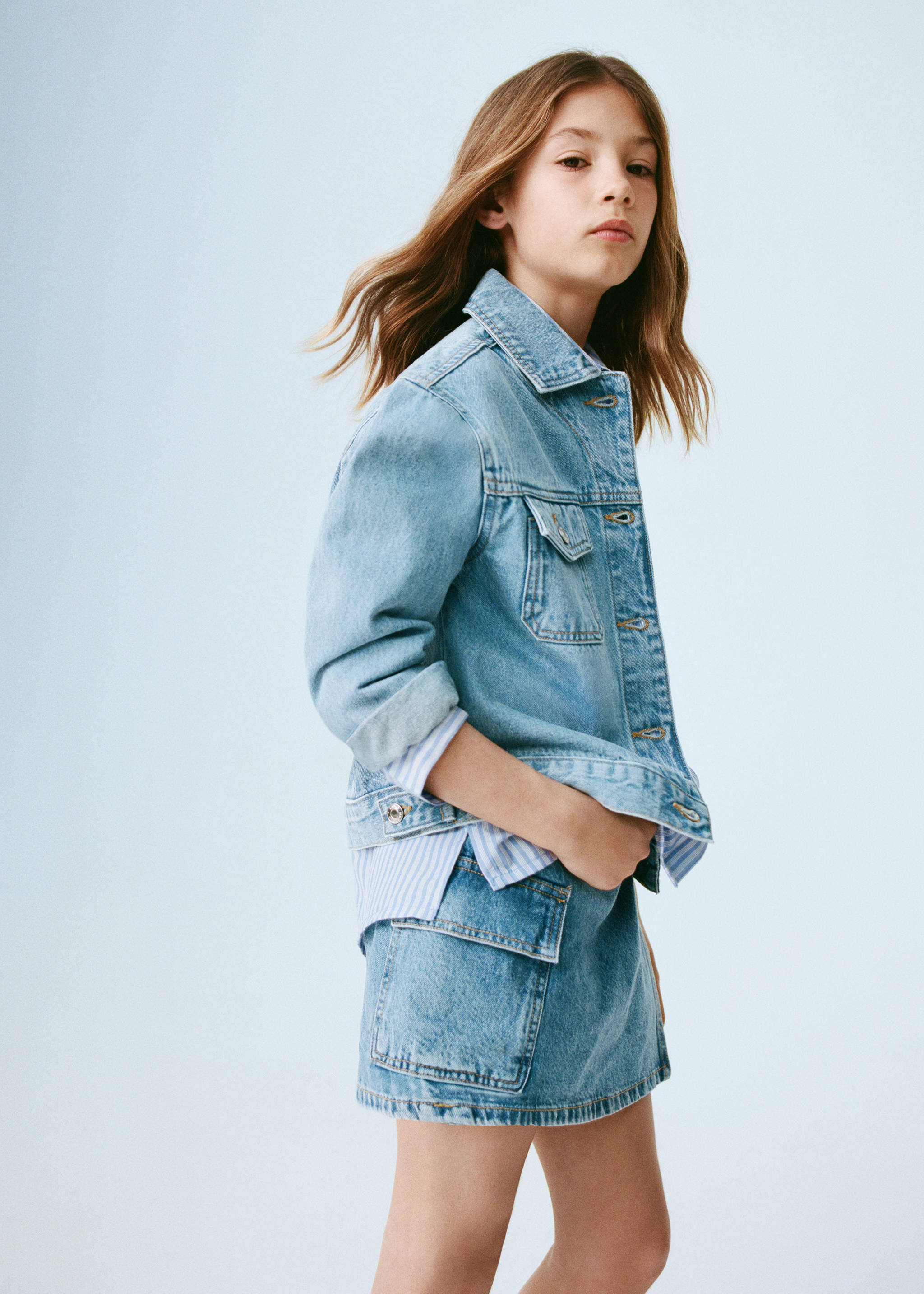 Denim skort - Details of the article 5