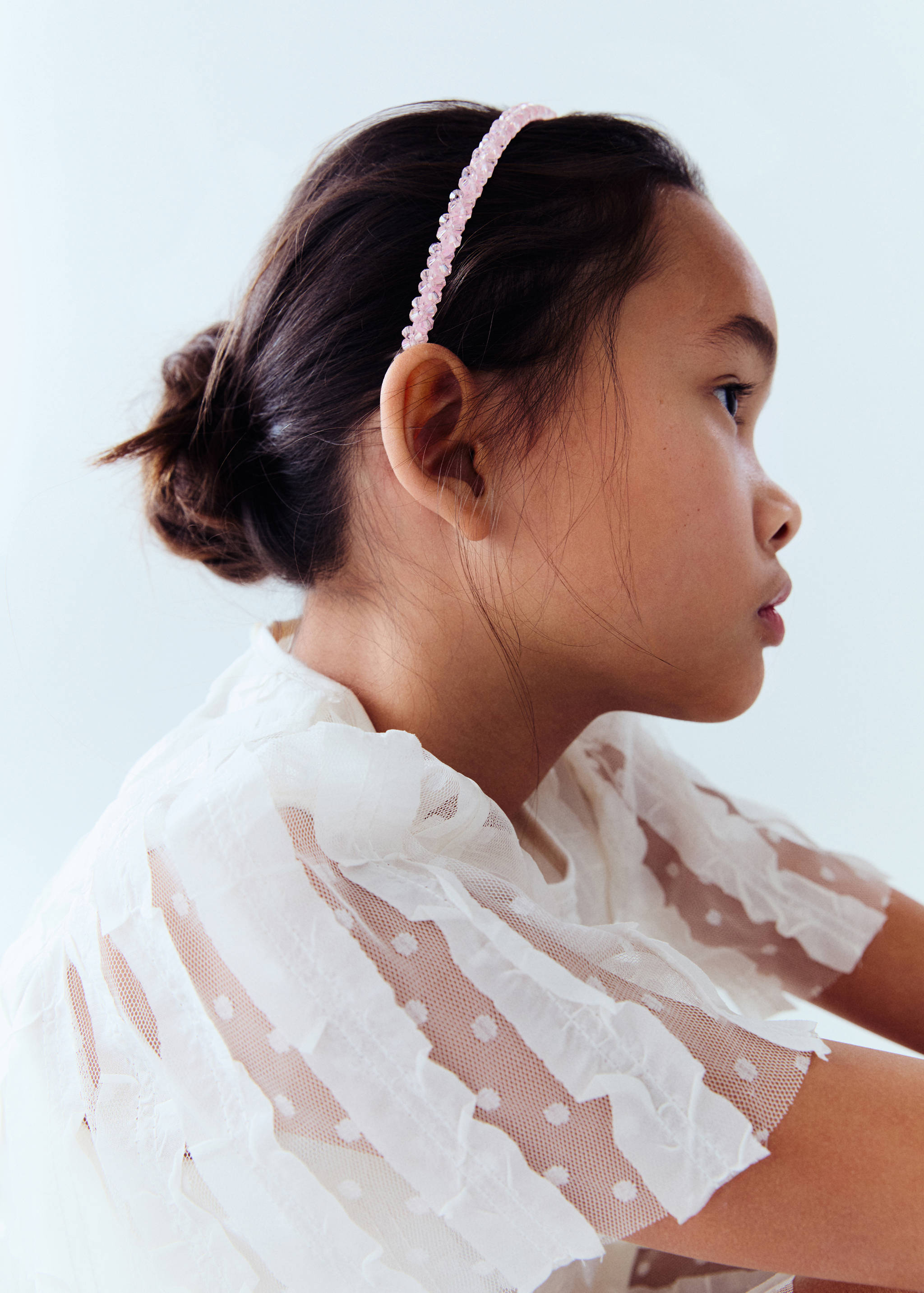 多面切割水晶发箍 - null