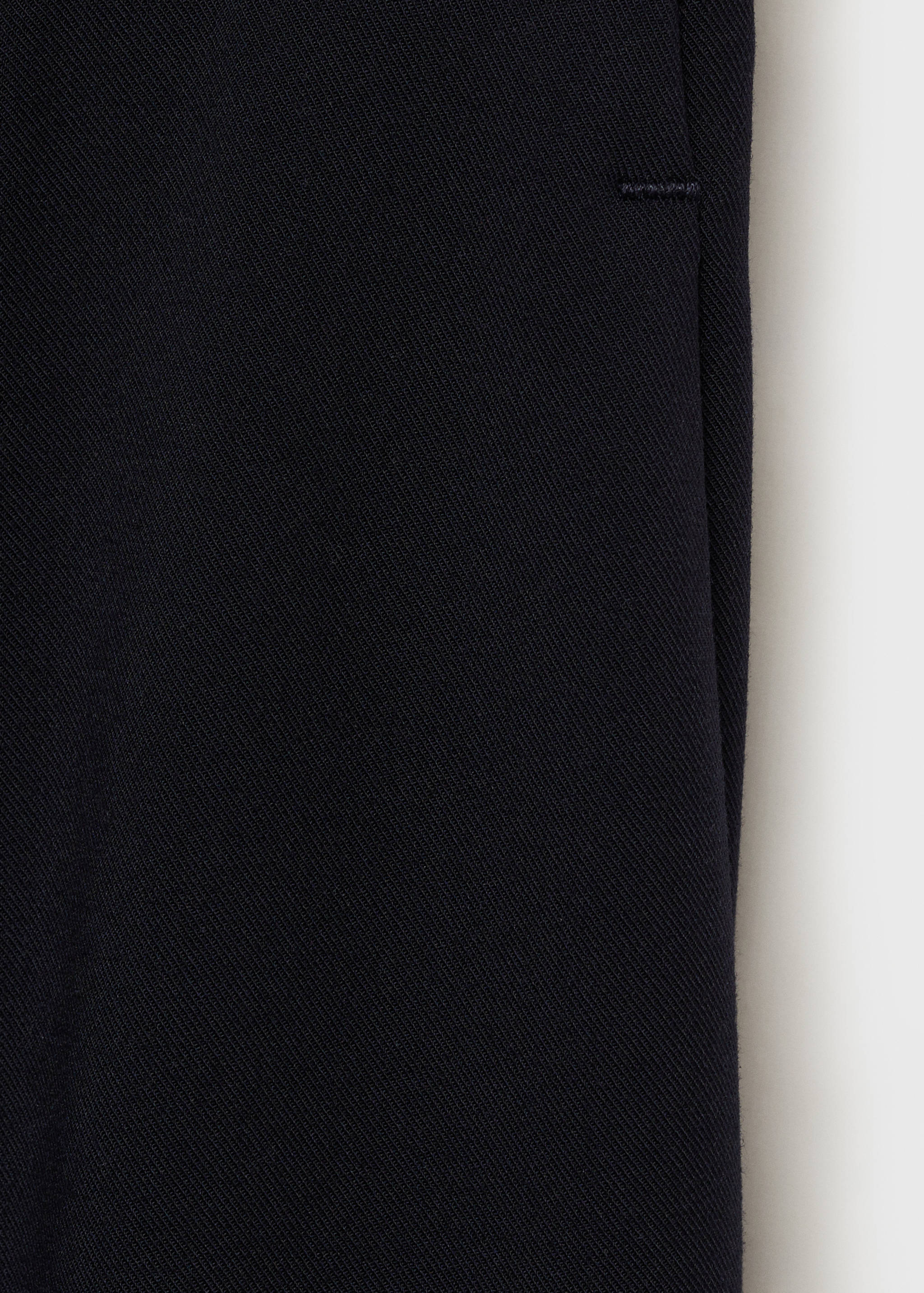 Straight-fit pleated trousers - Details of the article 0