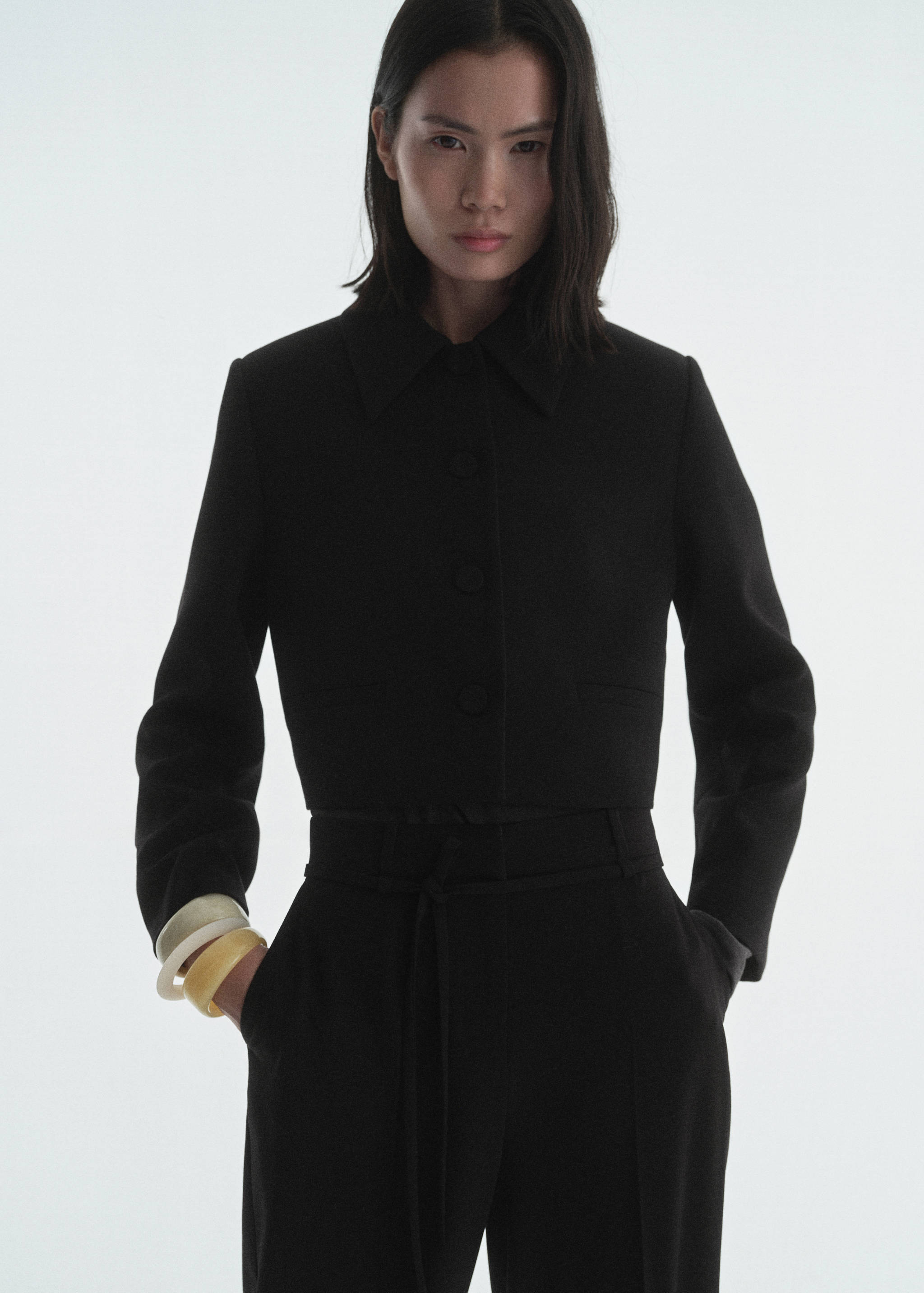 Suit jacket with lapels - Medium plane