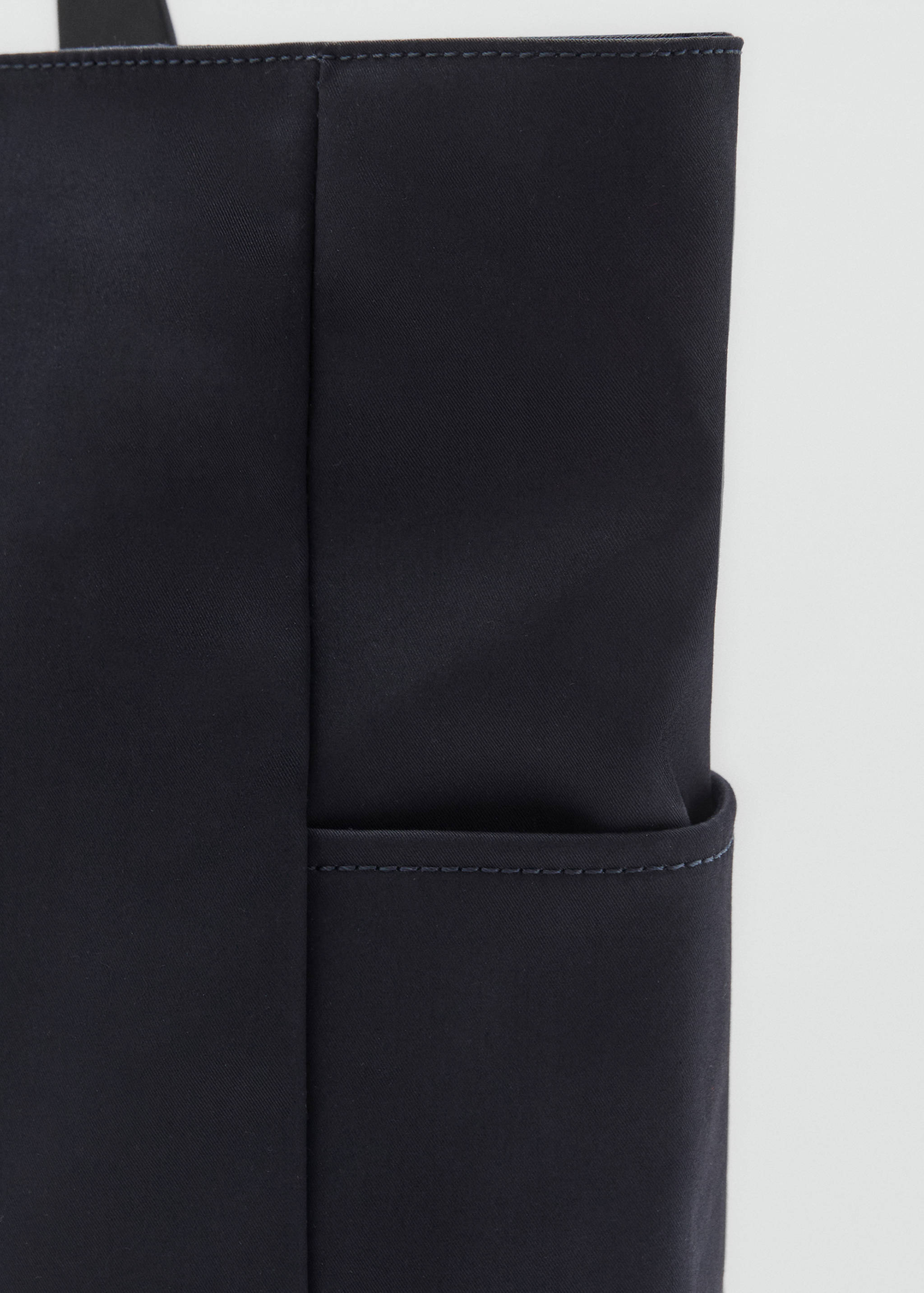 Bolso tote algodón bolsillos - Detalle del artículo 3