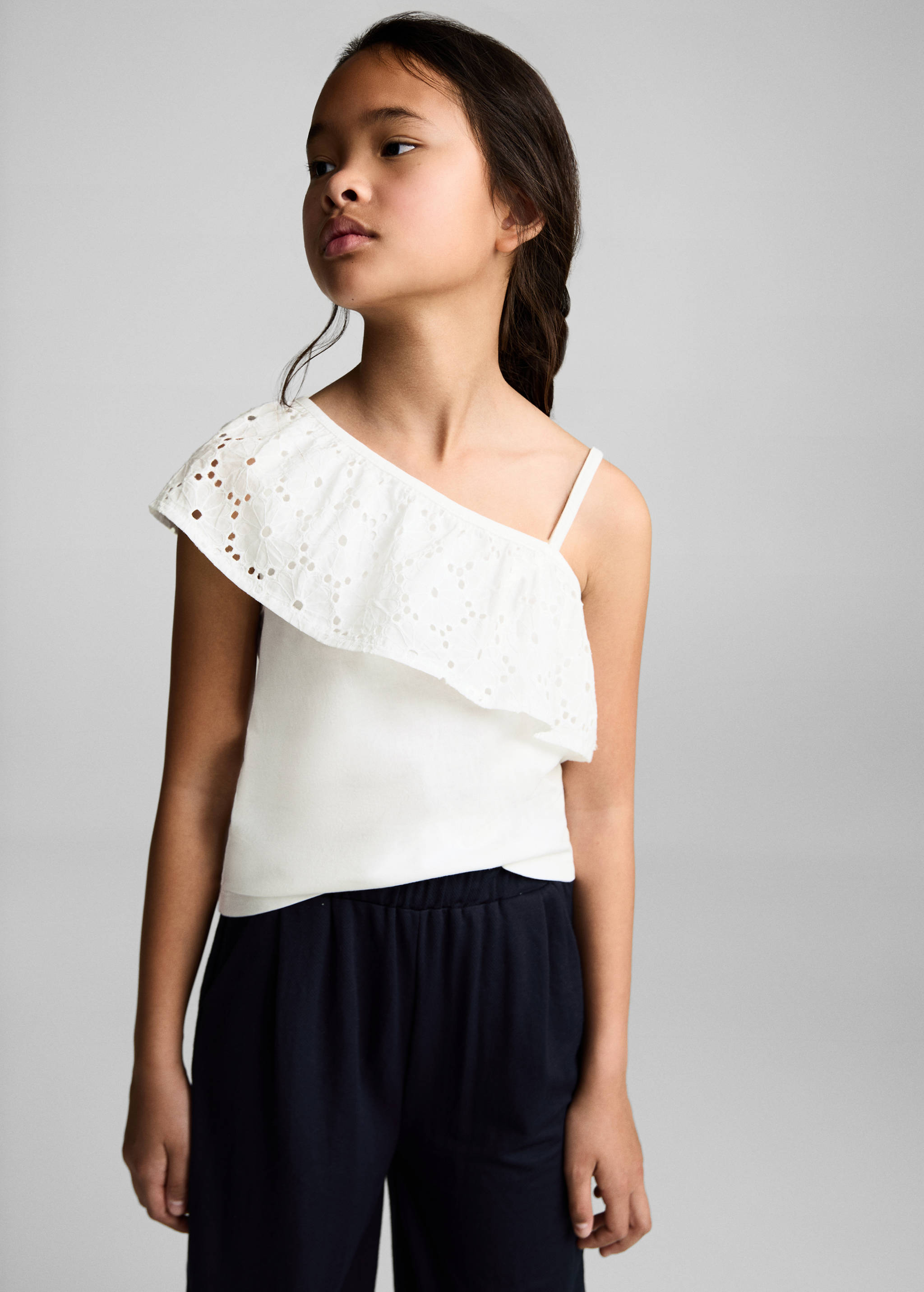 Jupe-culotte fluide - Plan moyen