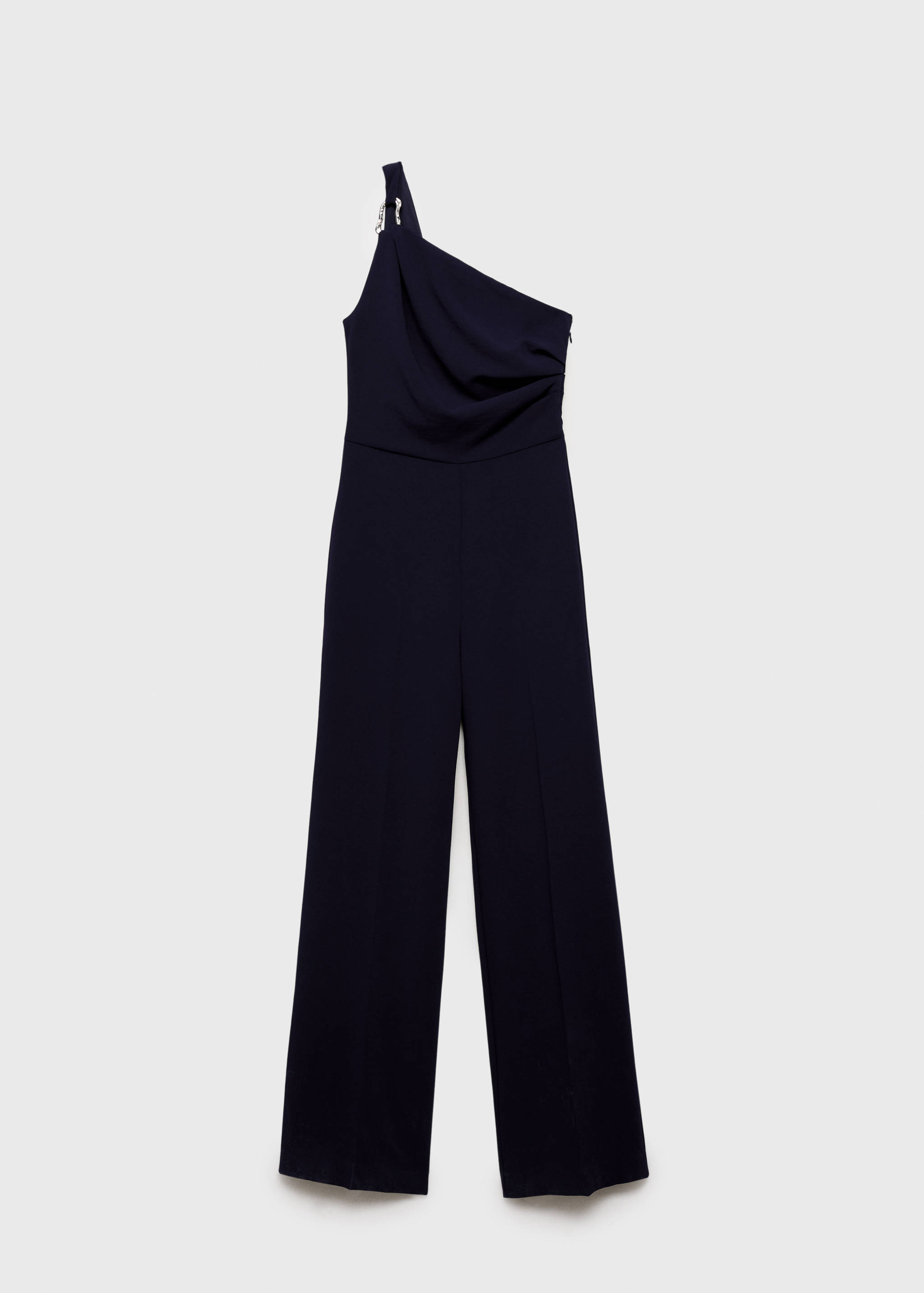 Asymmetrical jumpsuit with metallic detail - Article without model