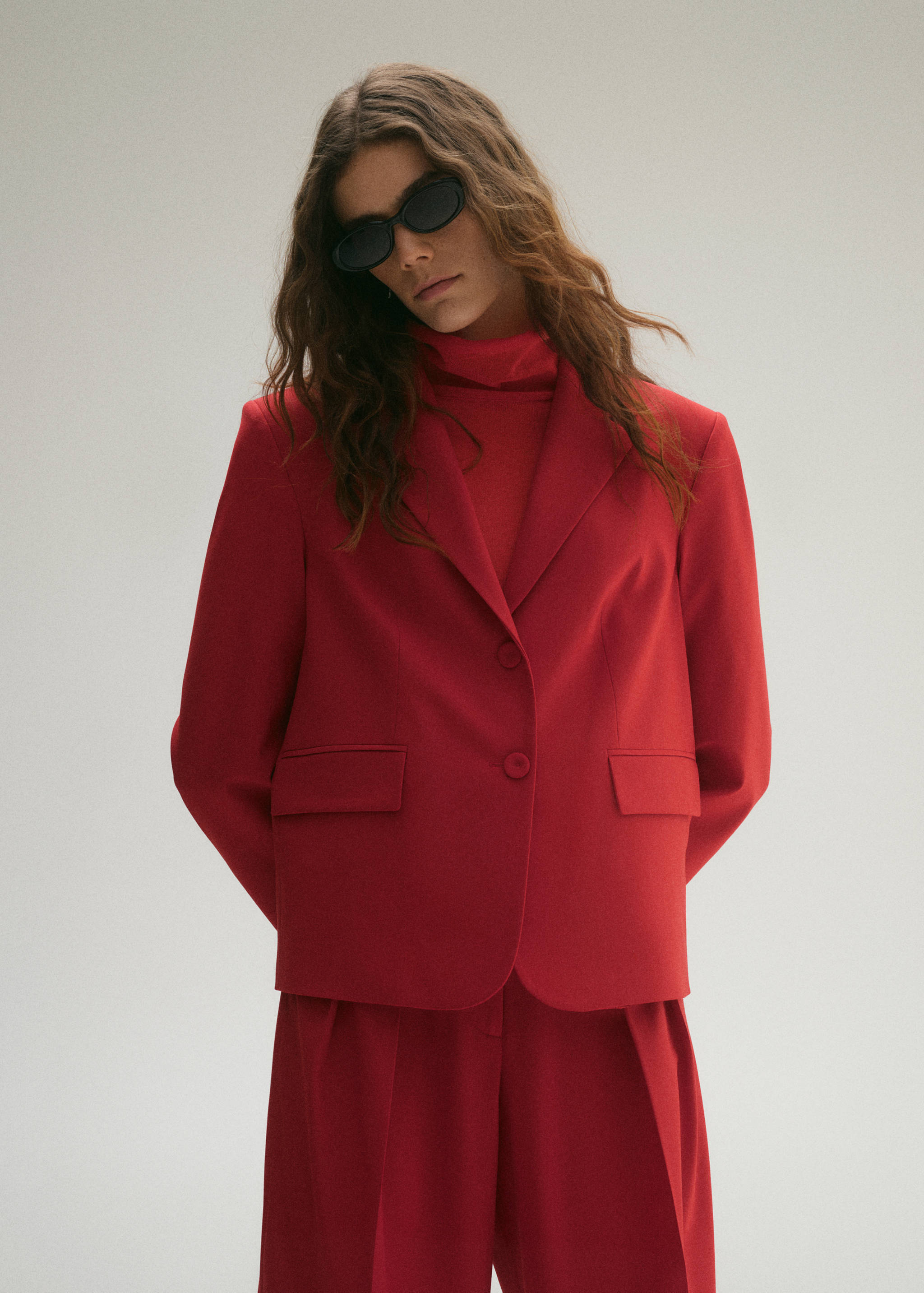 Wool-blend suit blazer - Details of the article 2