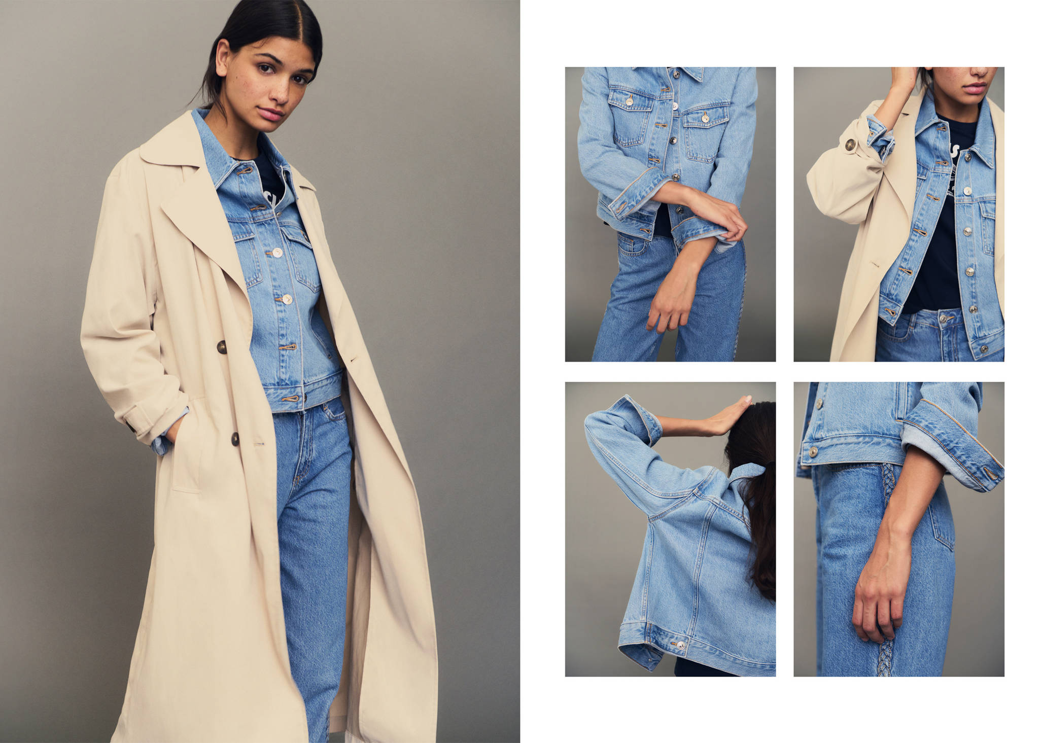 Denim jacket - Panoramic plane