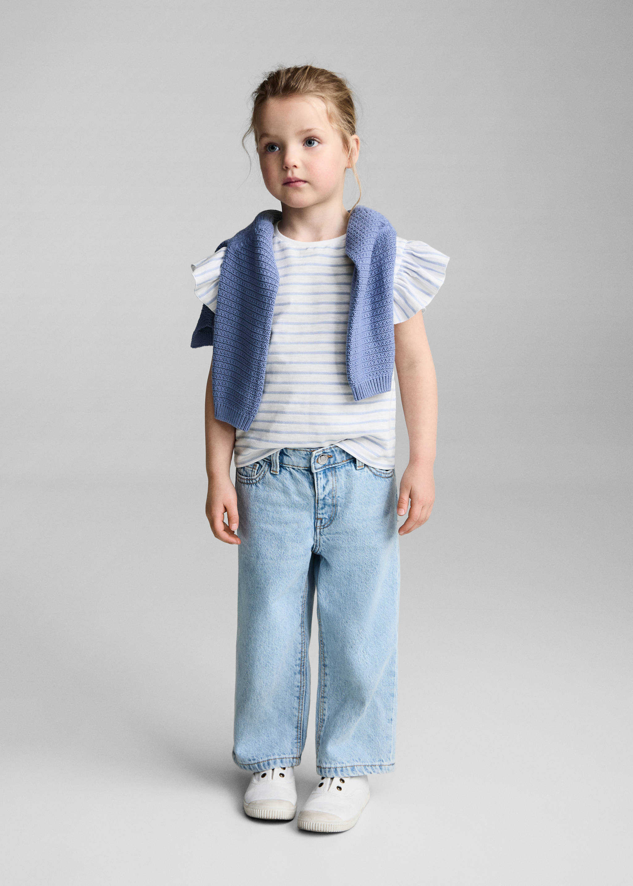 100% cotton striped t-shirt - General plane