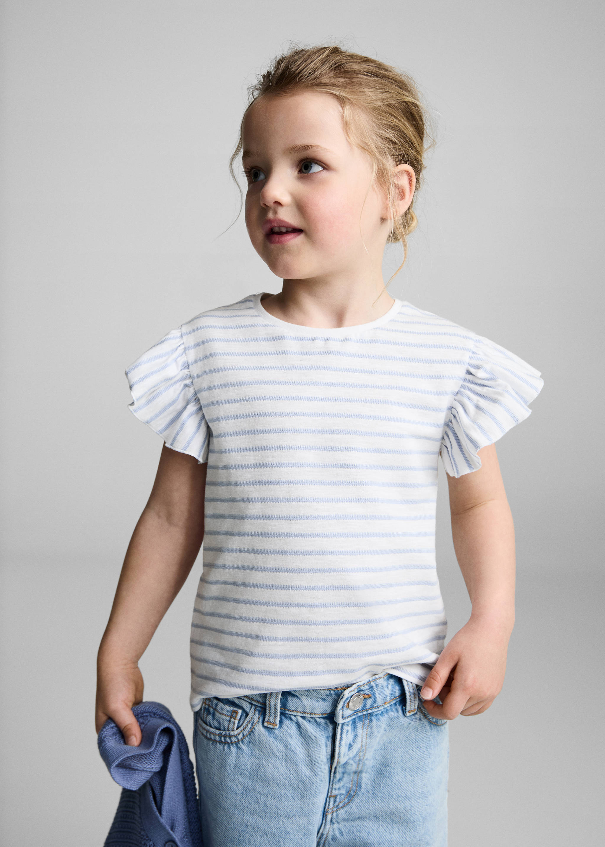 100% cotton striped t-shirt - Medium plane