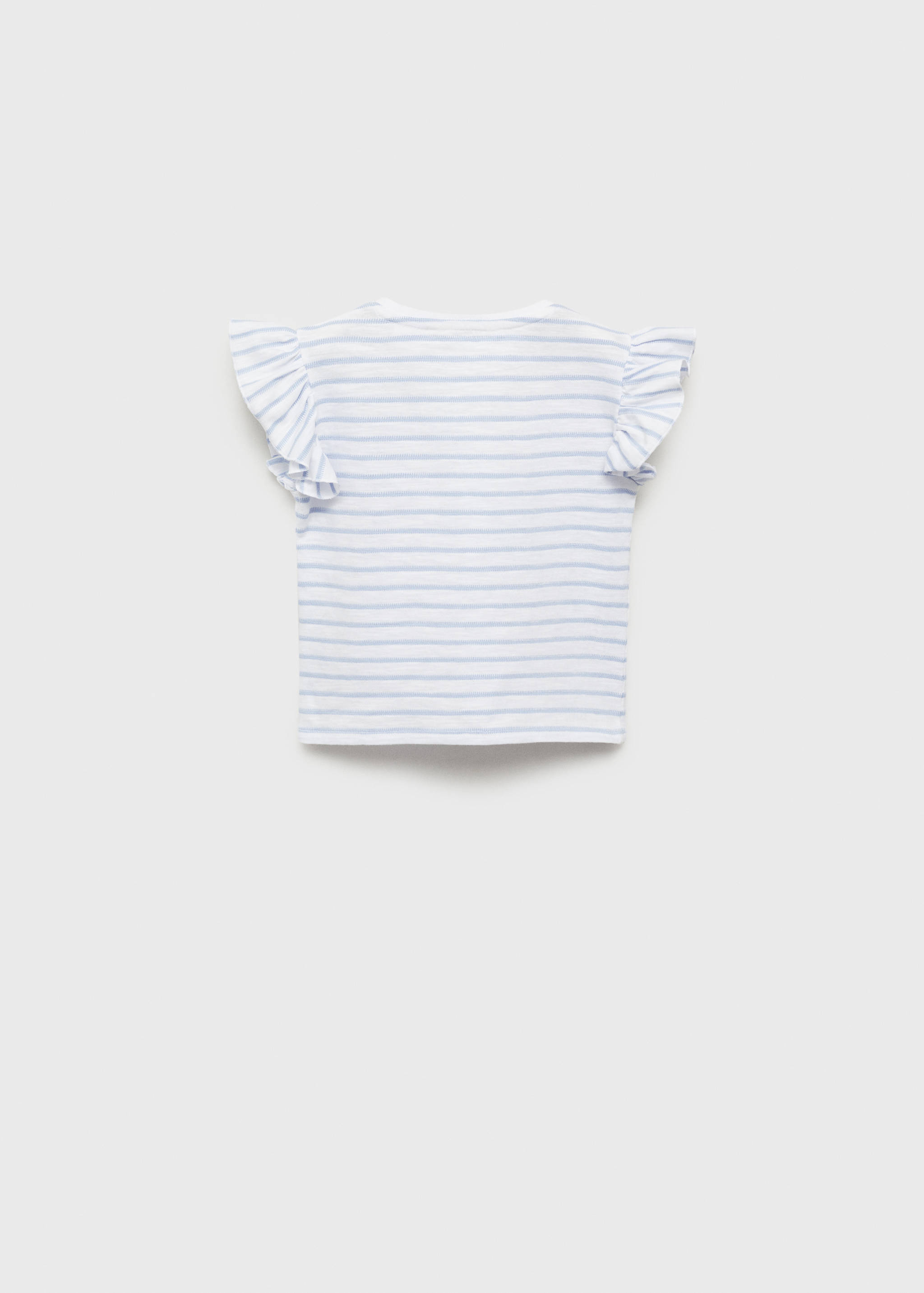100% cotton striped t-shirt - Reverse of the article