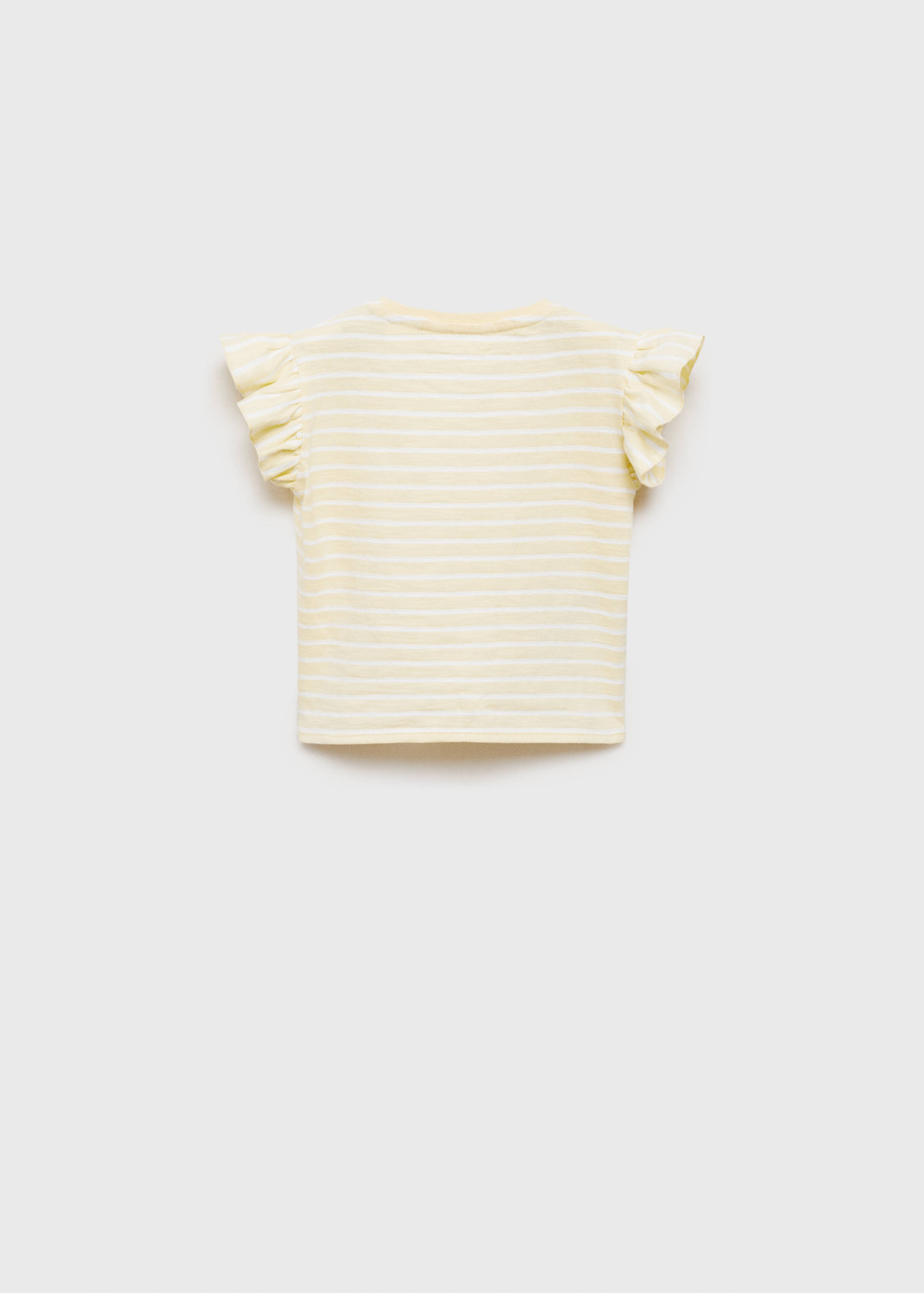 100% cotton striped t-shirt - Reverse of the article