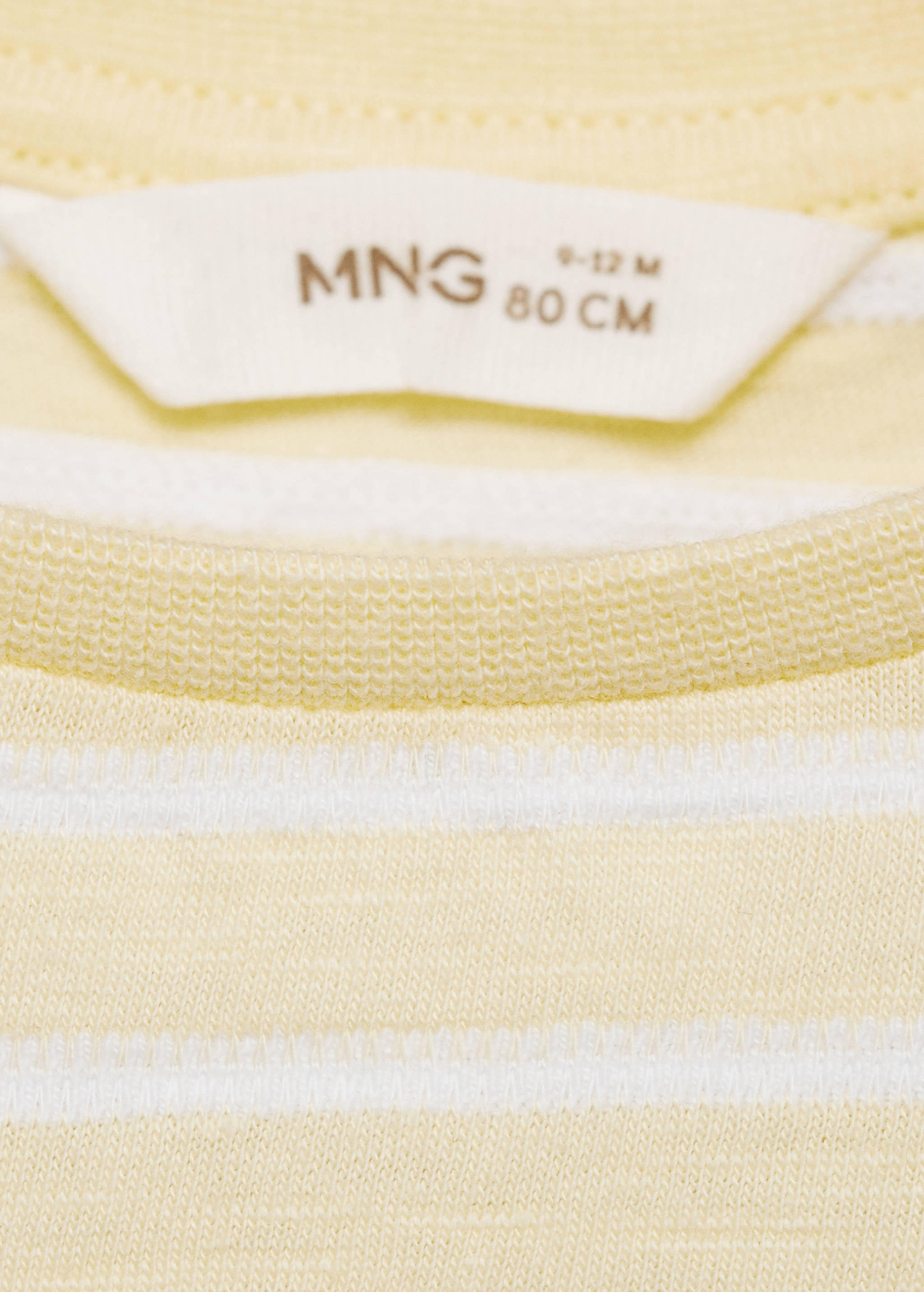 100% cotton striped t-shirt - Details of the article 0