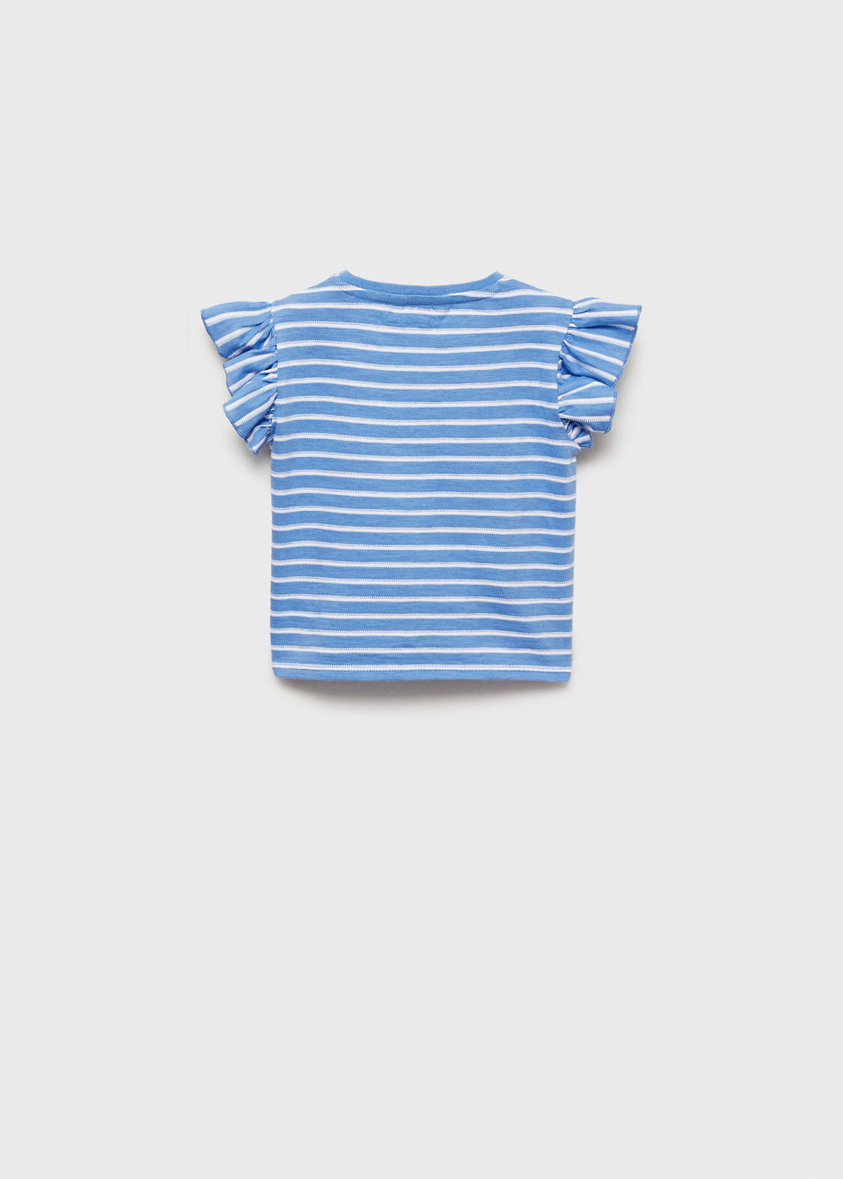 100% cotton striped t-shirt — Blue
