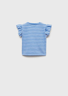 100% cotton striped t-shirt — Blue 5