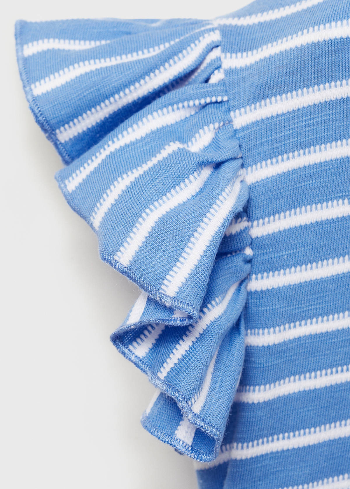 100% cotton striped t-shirt — Blue