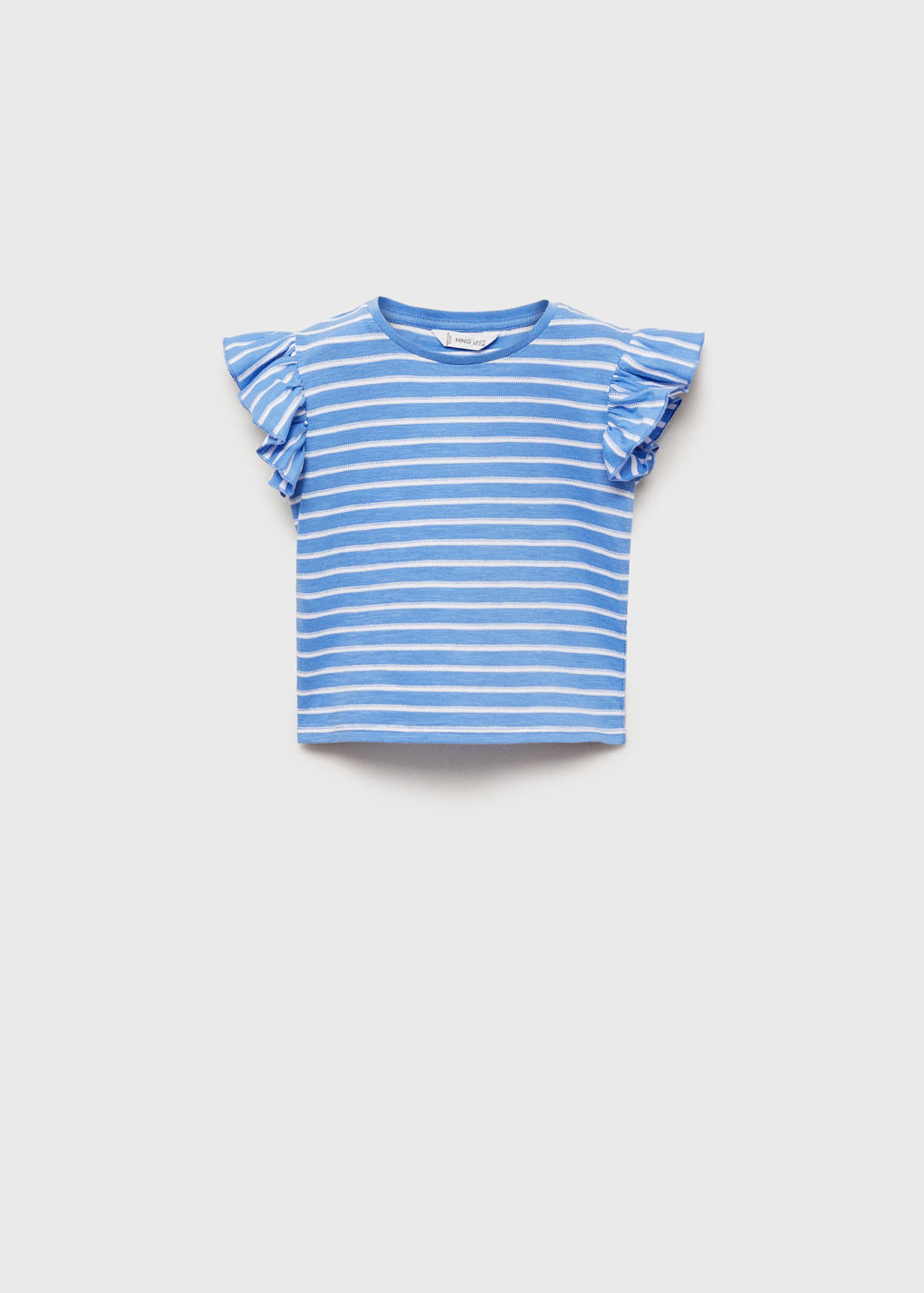 100% cotton striped t-shirt — Blue
