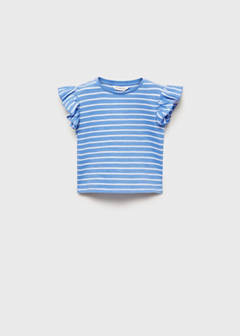 100% cotton striped t-shirt — Blue 2