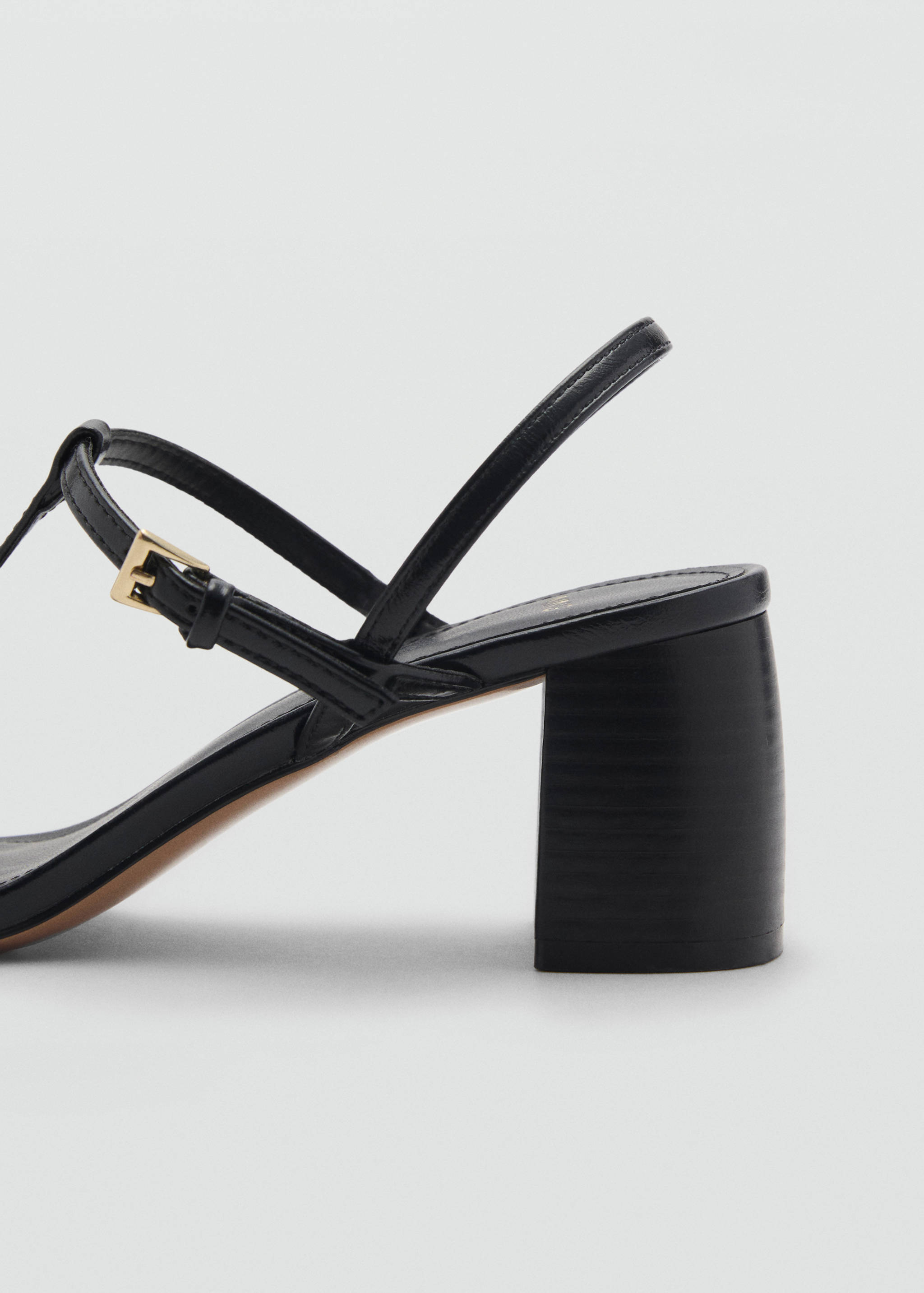 High-heeled sandals with buckle straps - Details of the article 1