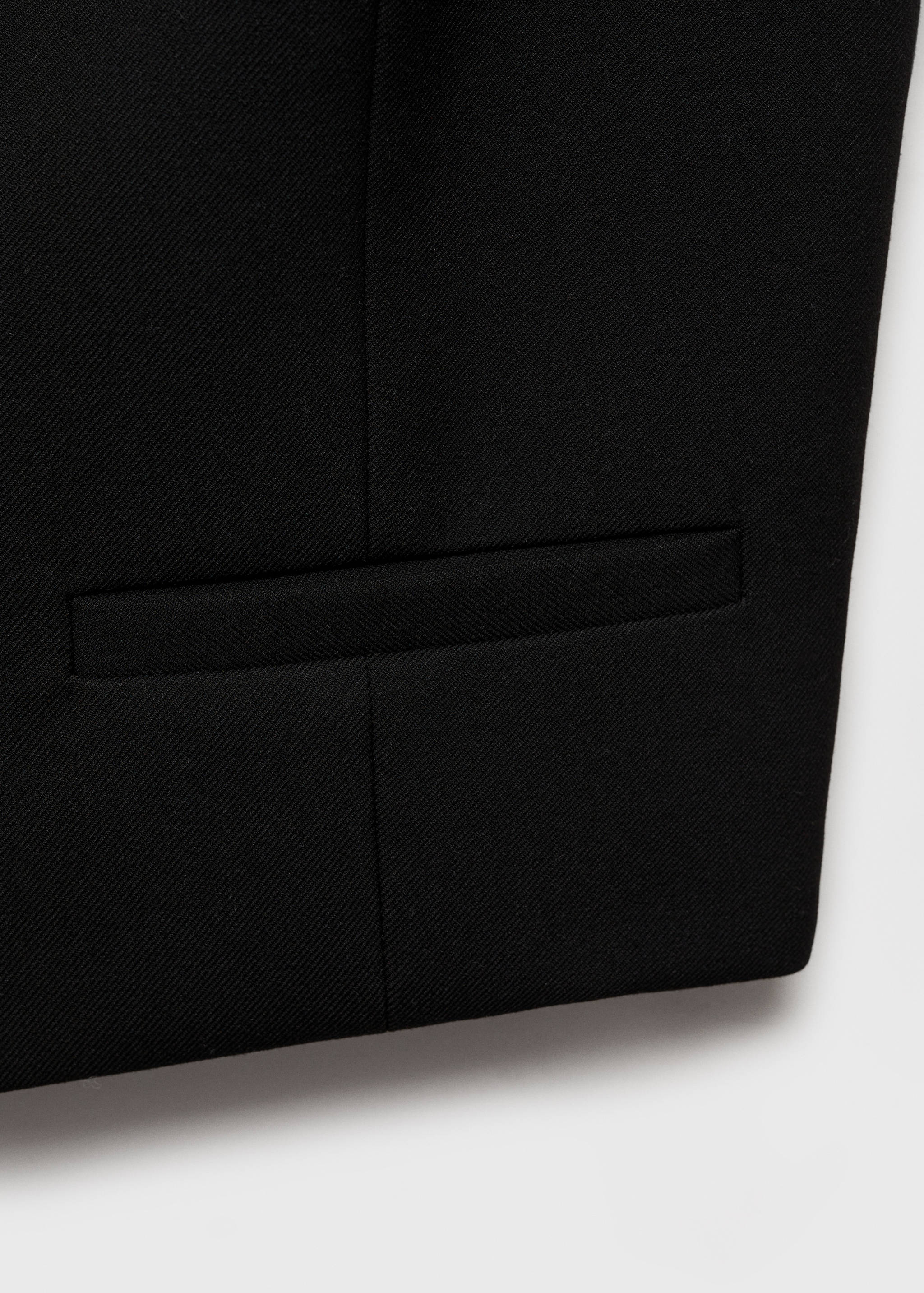 Cropped suit waistcoat - Details of the article 0