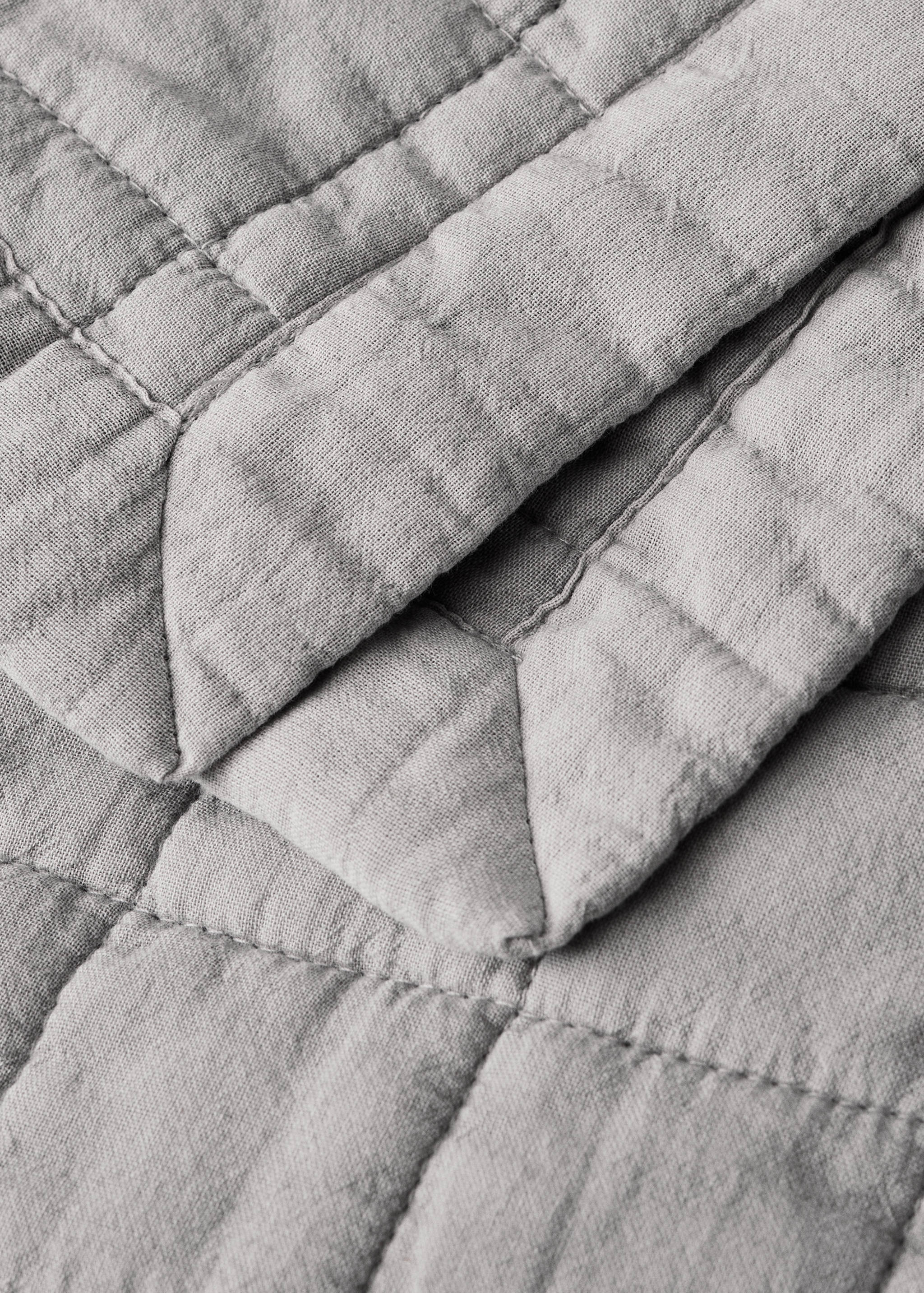 Rutigt spjälsängstäcke i tvättad bomull - Detaljer om artikeln 2