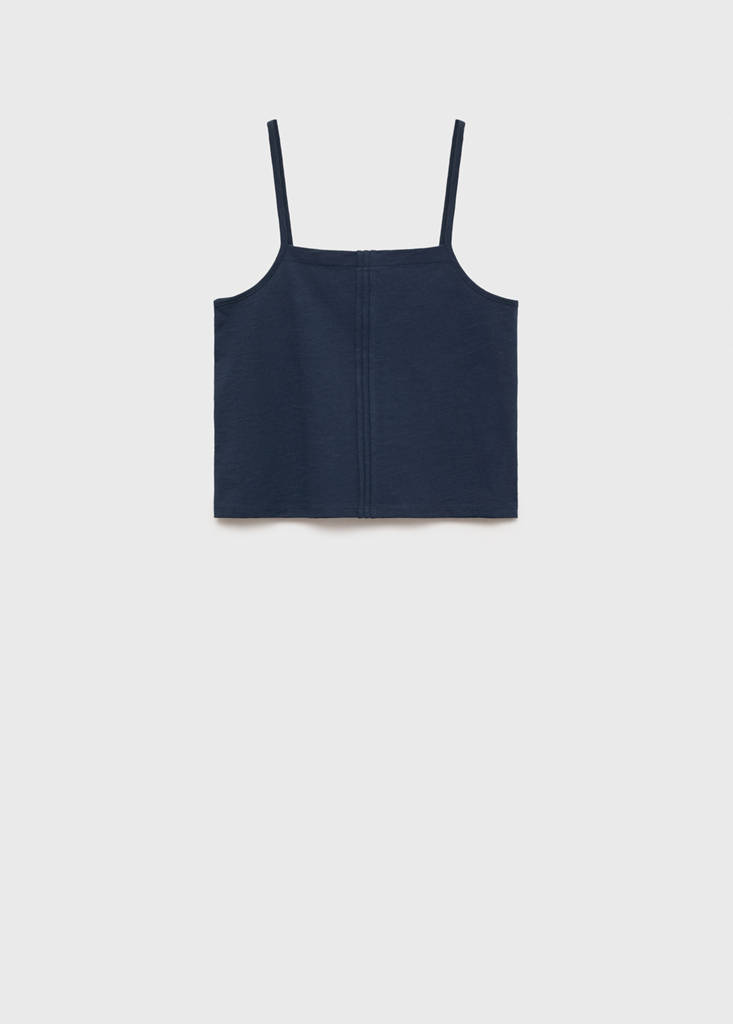 Pleat detailed top — Dark Navy
