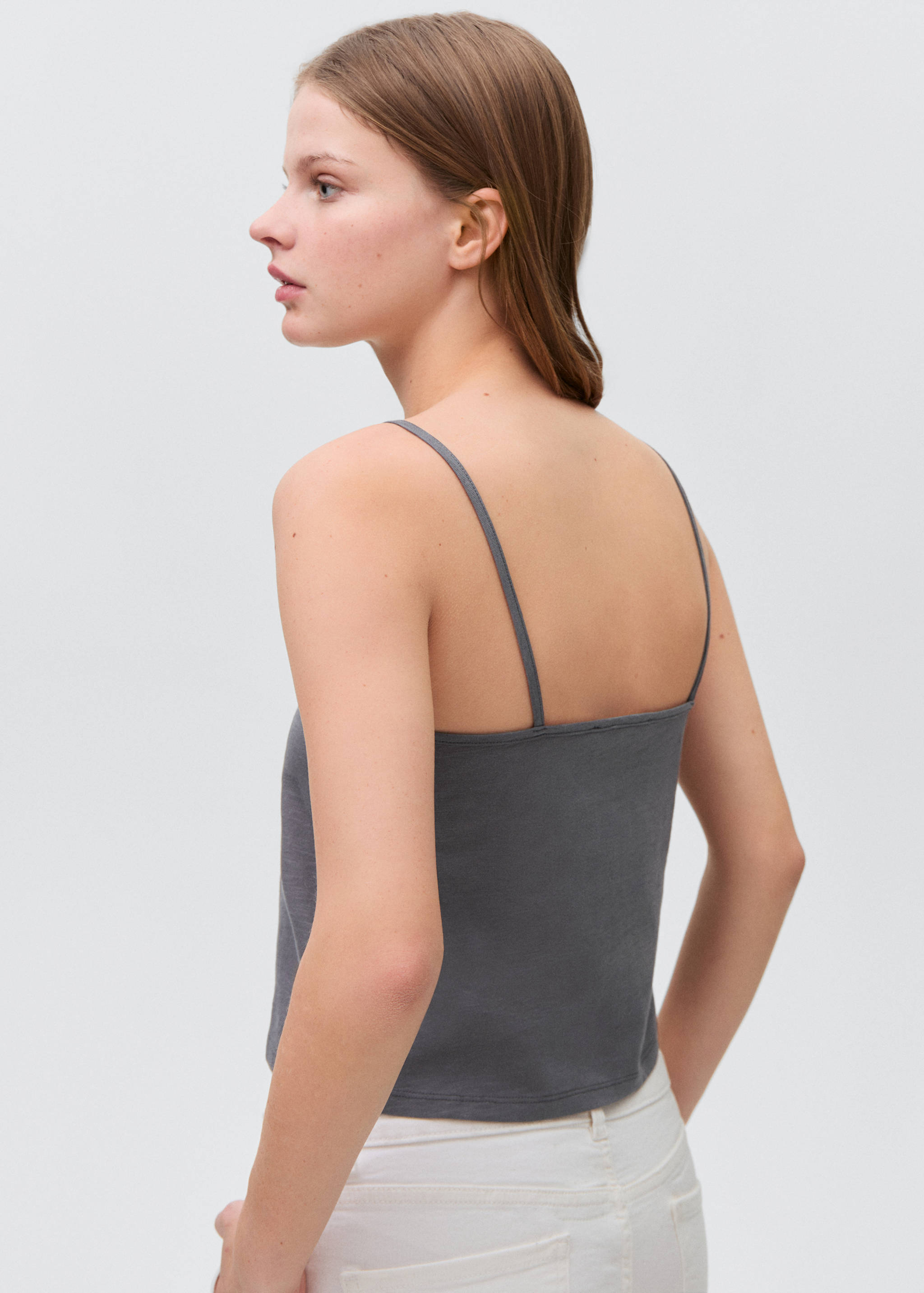 Pleat detailed top - Reverse of the article
