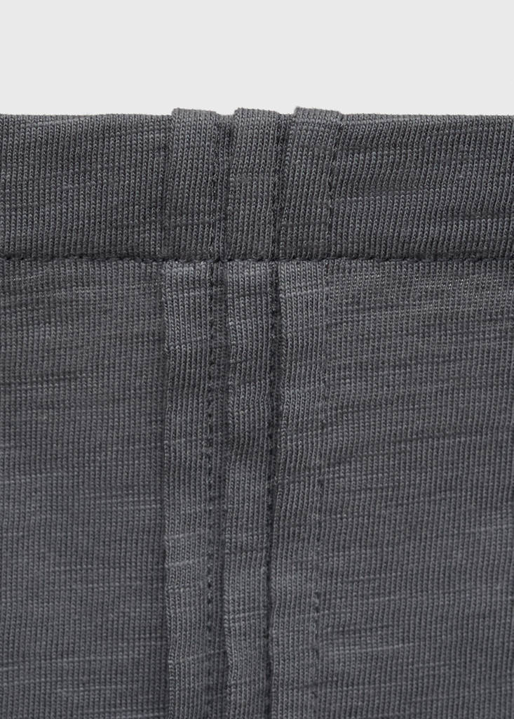 Pleat detailed top — Charcoal
