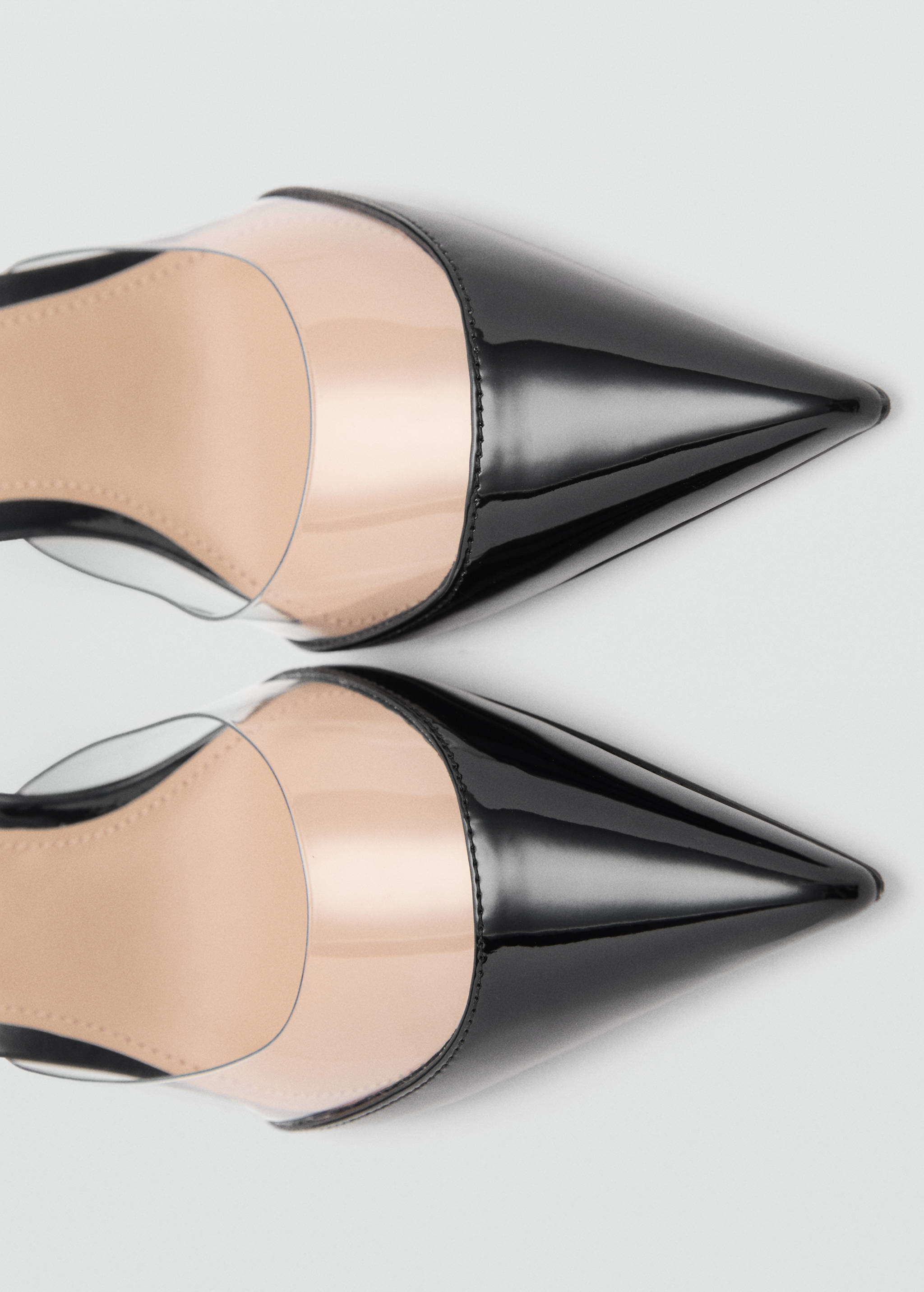 Heeled shoes with vinyl panel - Details of the article 2