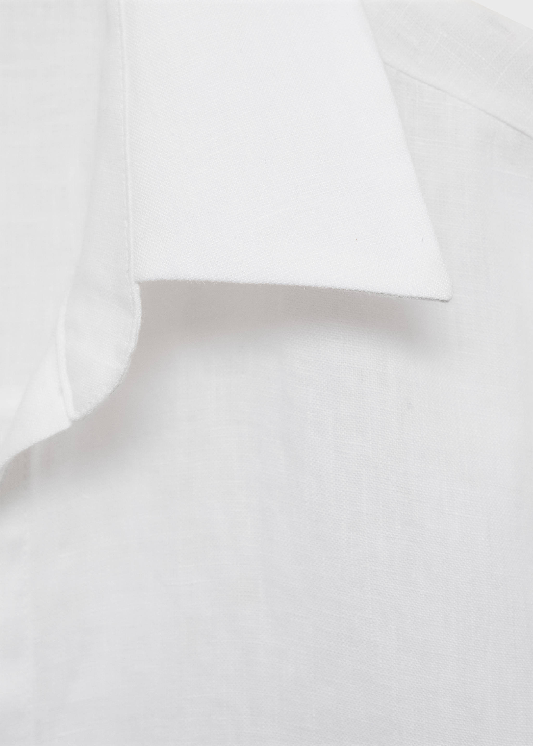 Linen-blend shirt - Details of the article 8