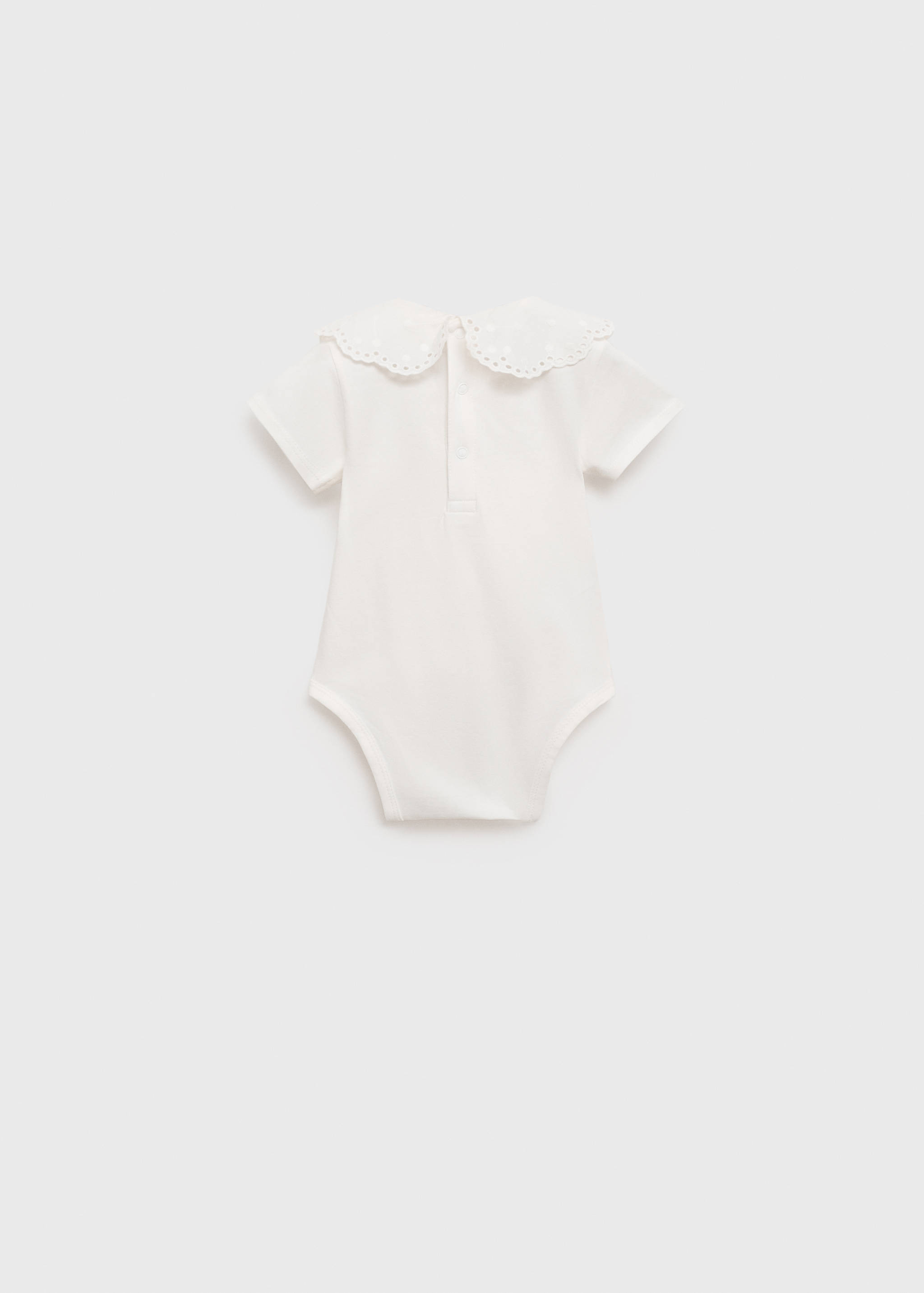 Bodi coll babydoll brodat - Revers de l'article