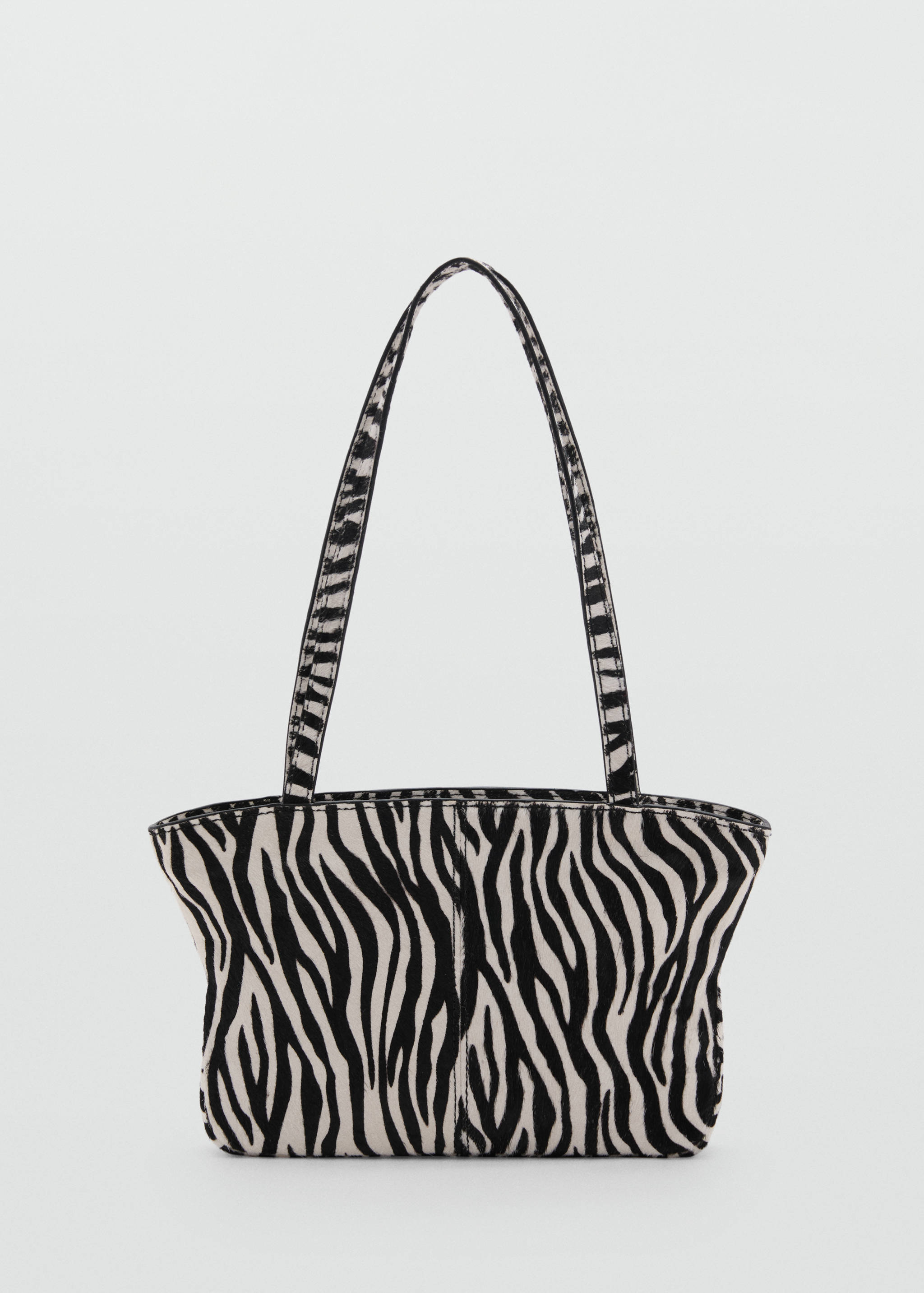 Zebra-print leather bag - Article without model